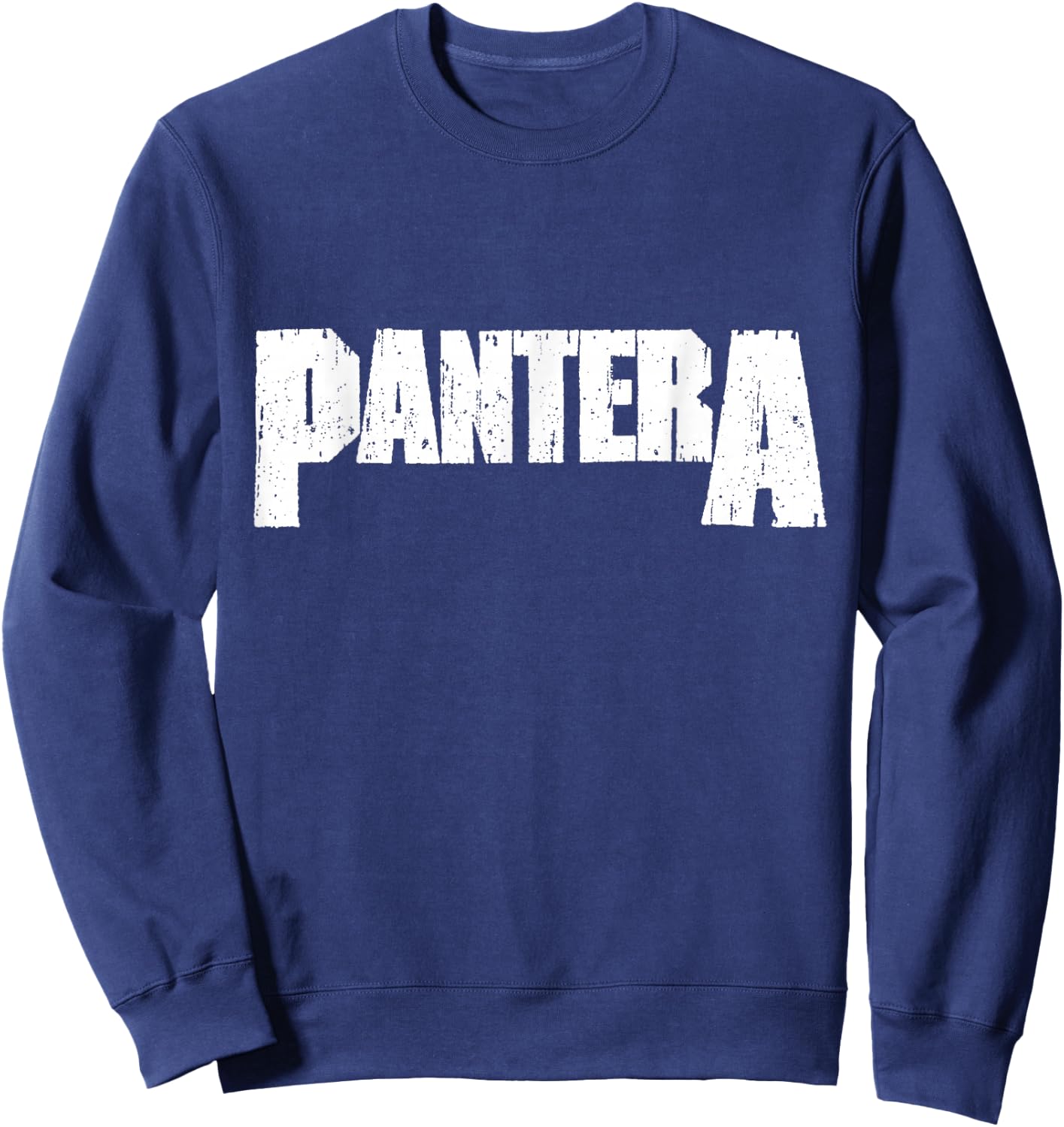 Official Pantera White Logo Sweatshirt - Sweatshirt | Navy
