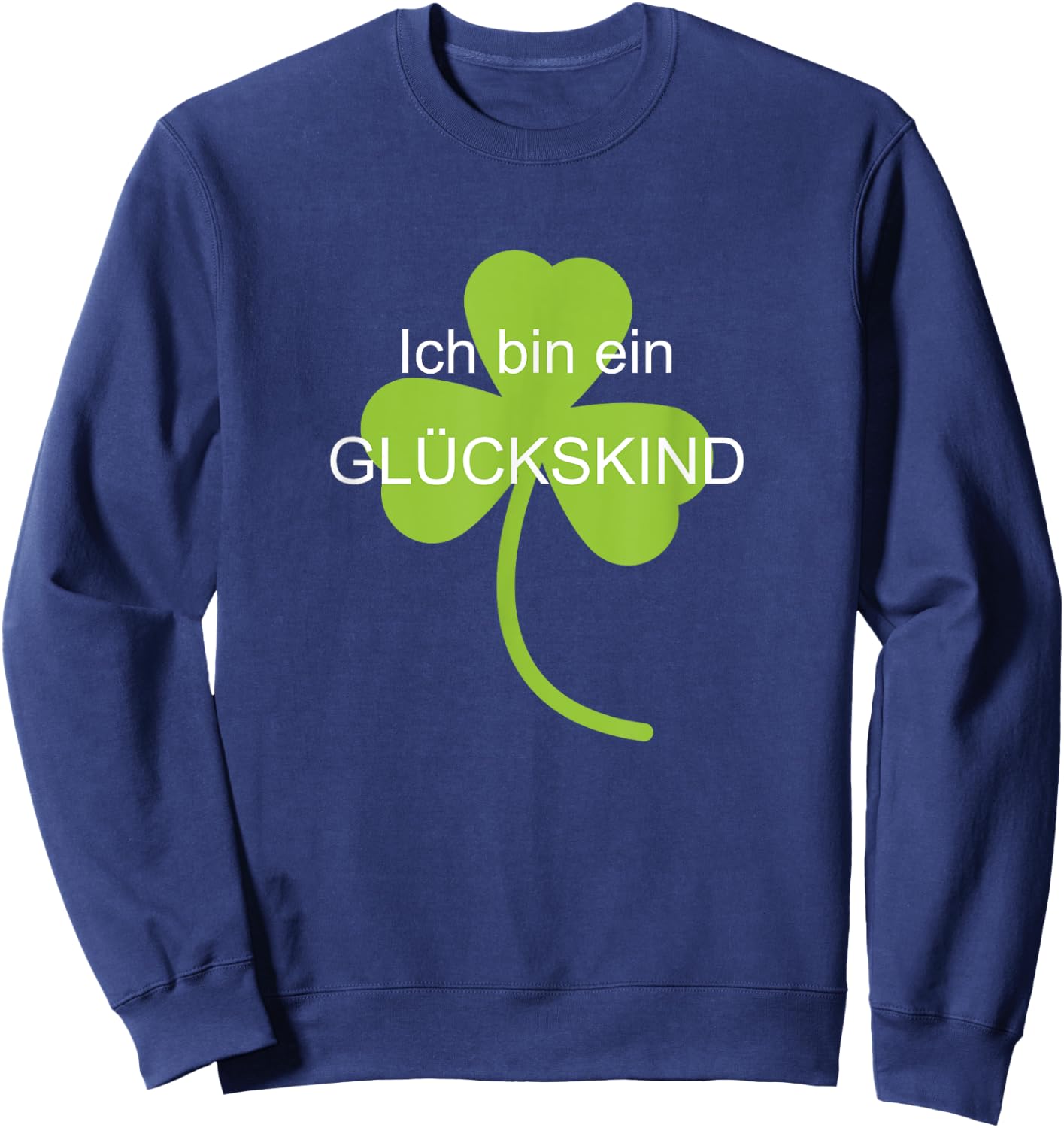Glückskind , black Sweatshirt - Sweatshirt | Navy