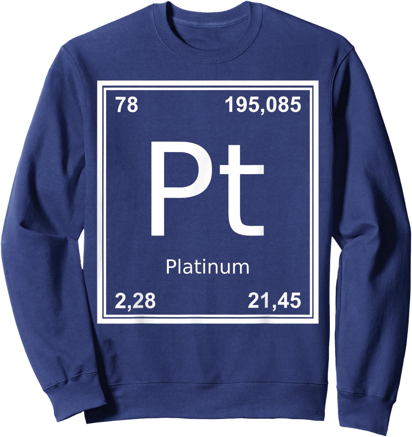 Platinum Symbol Costume Sweatshirt - Sweatshirt | Navy