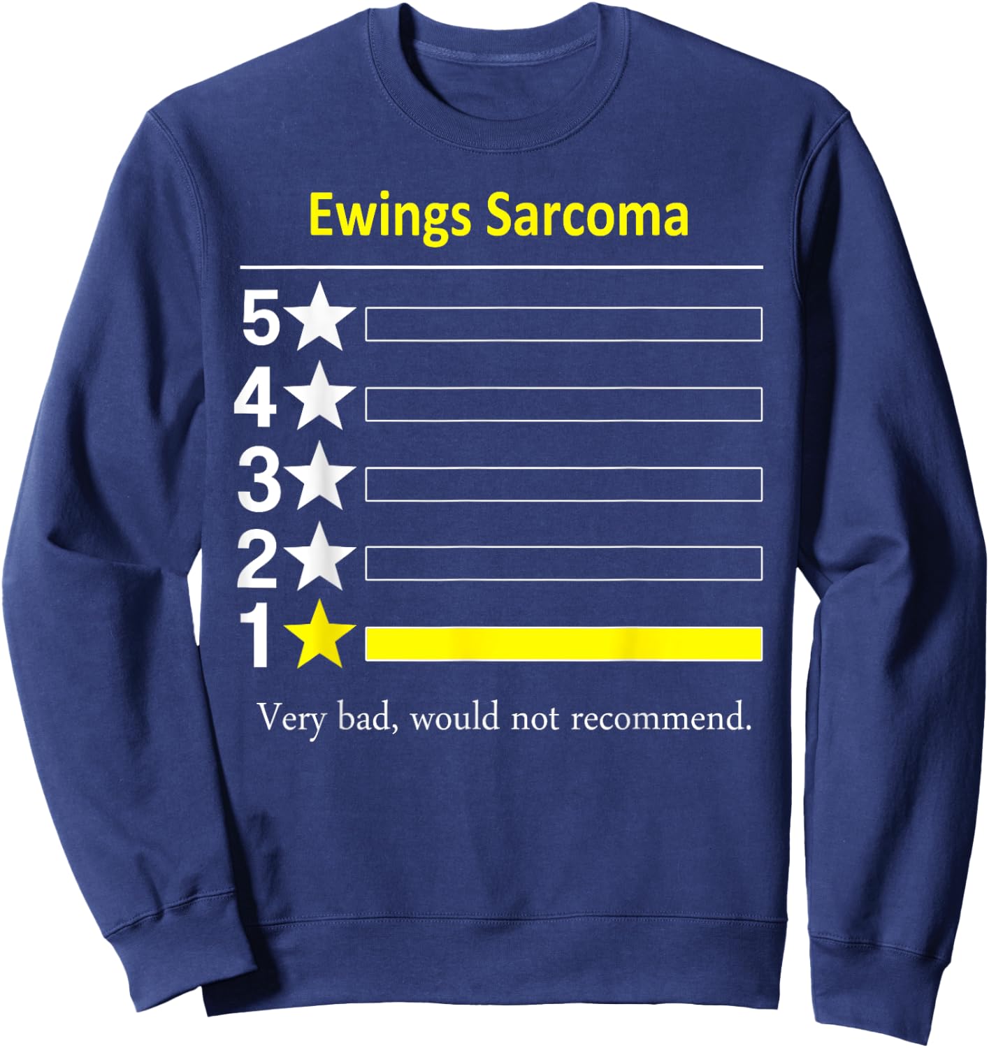 Ewings Sarcoma Very bad, would not recommend. Sweatshirt - Sweatshirt | Navy