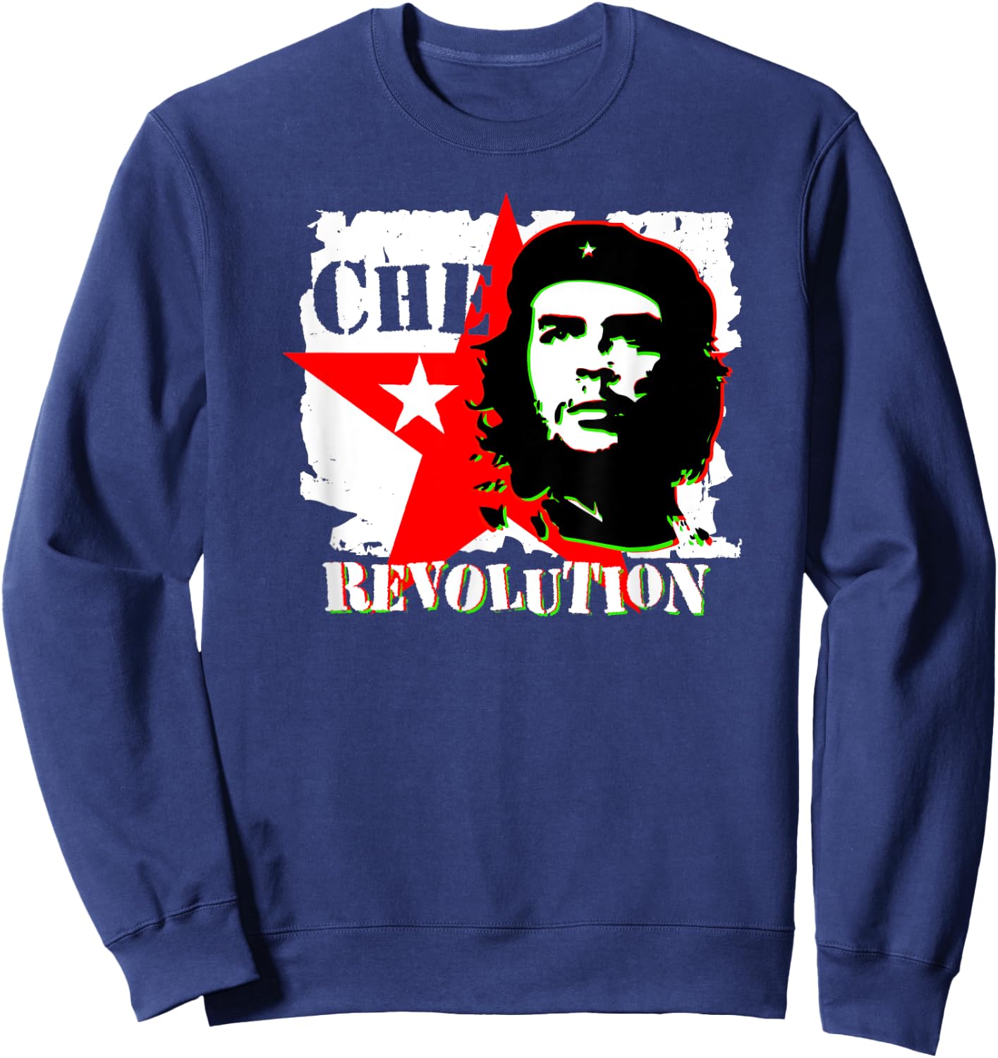 Che Guevara Revolution Rebel Guerrilla Freedom Gift Sweatshirt - Sweatshirt | Navy