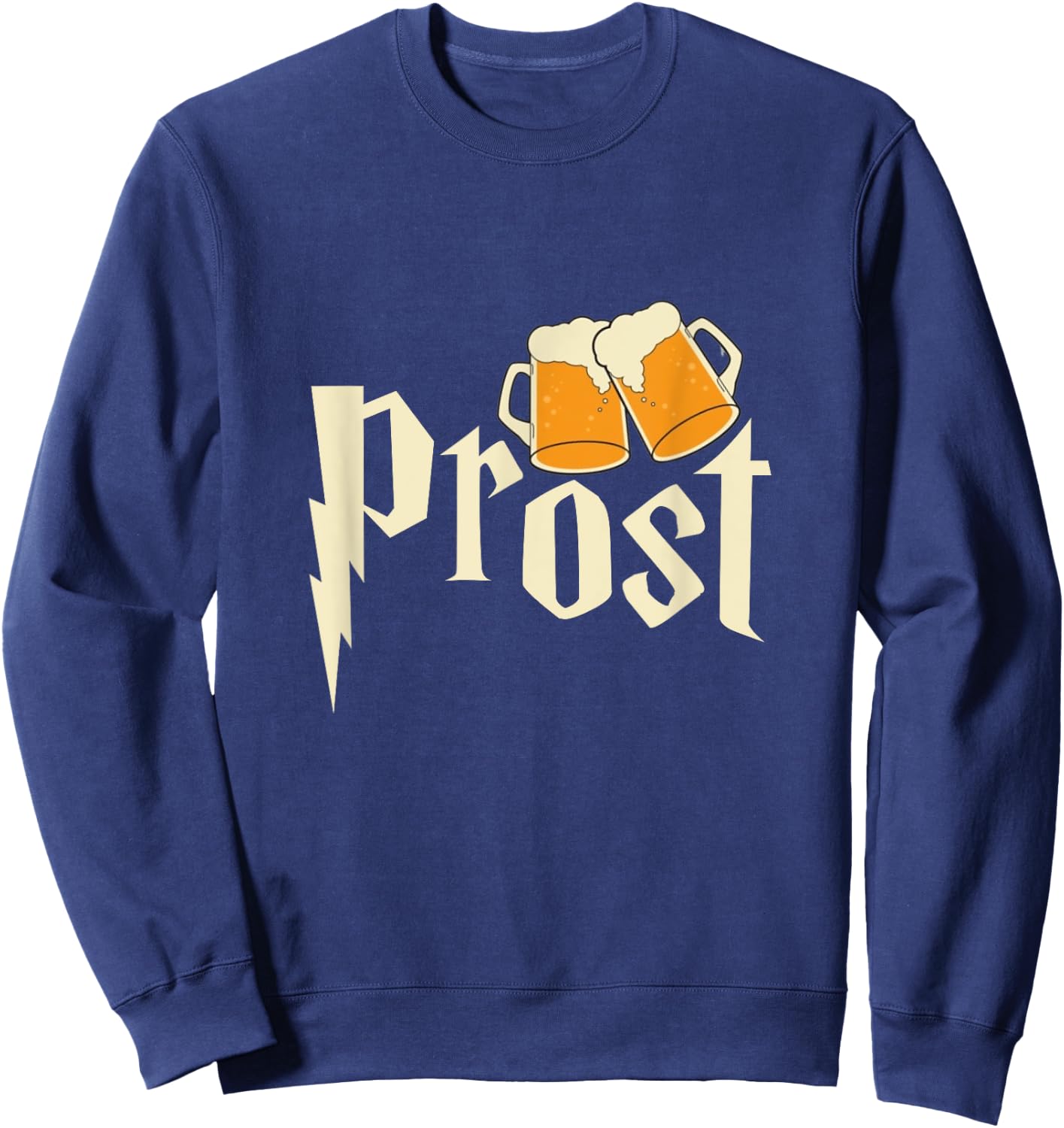 Prost Oktoberfest German Vintage Octoberfest Prost Wurst Sweatshirt - Sweatshirt | Navy
