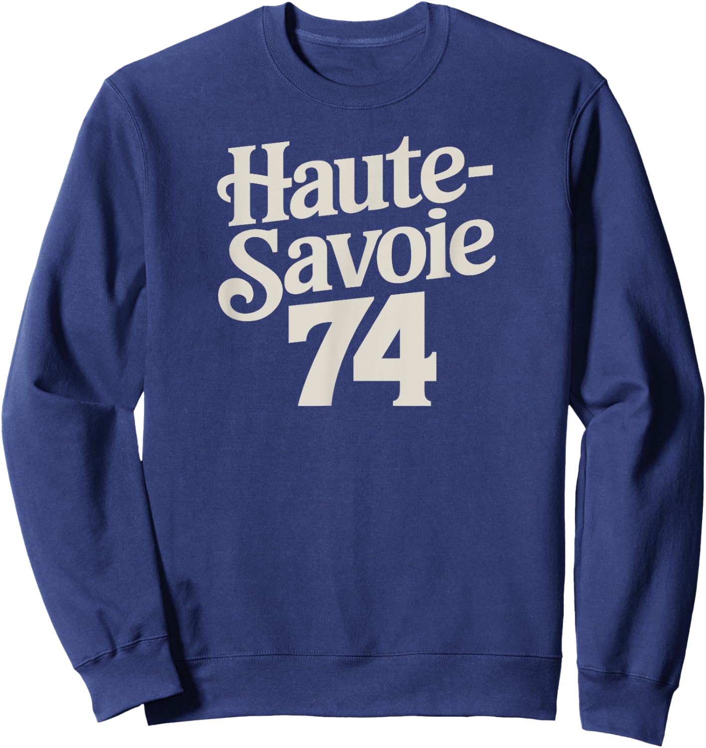 Haute-Savoie 74 , Black, S Sweatshirt - Sweatshirt | Navy