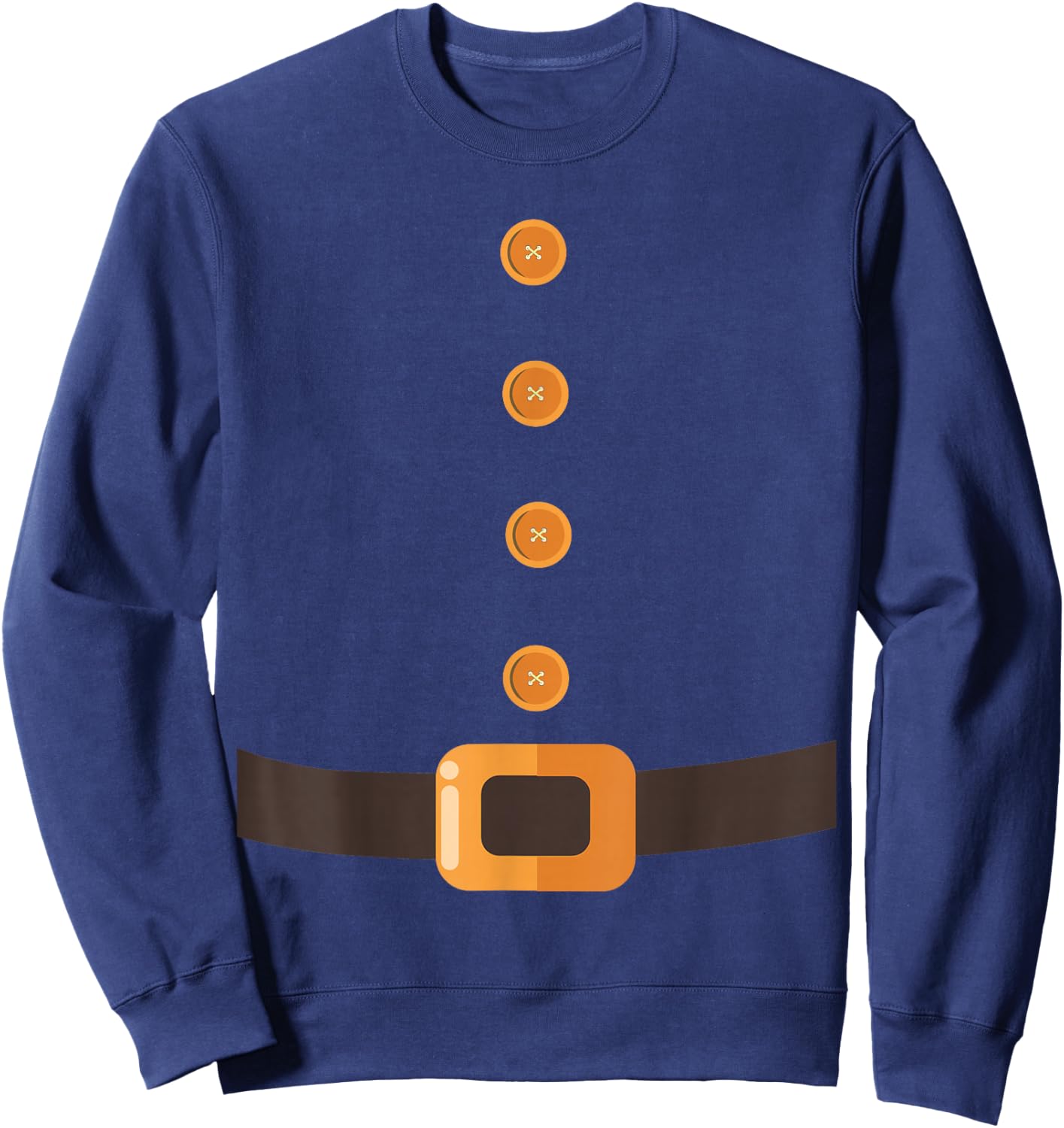 Gnome Halloween Lazy Costume for Groups of 7 (Seven) People , blue Sweatshirt - Sweatshirt | Navy