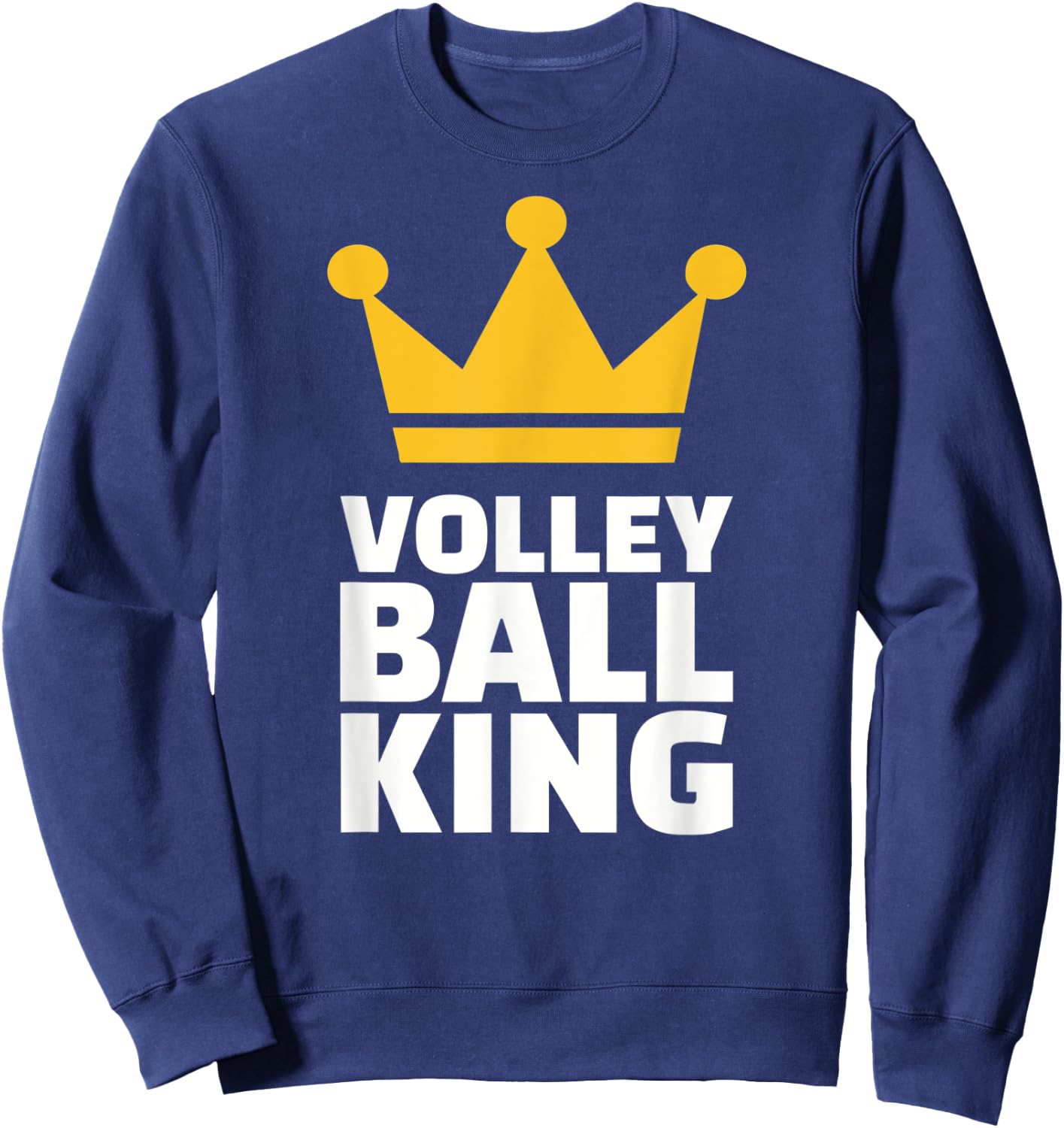 Volleyball king Sweatshirt - Sweatshirt | Navy
