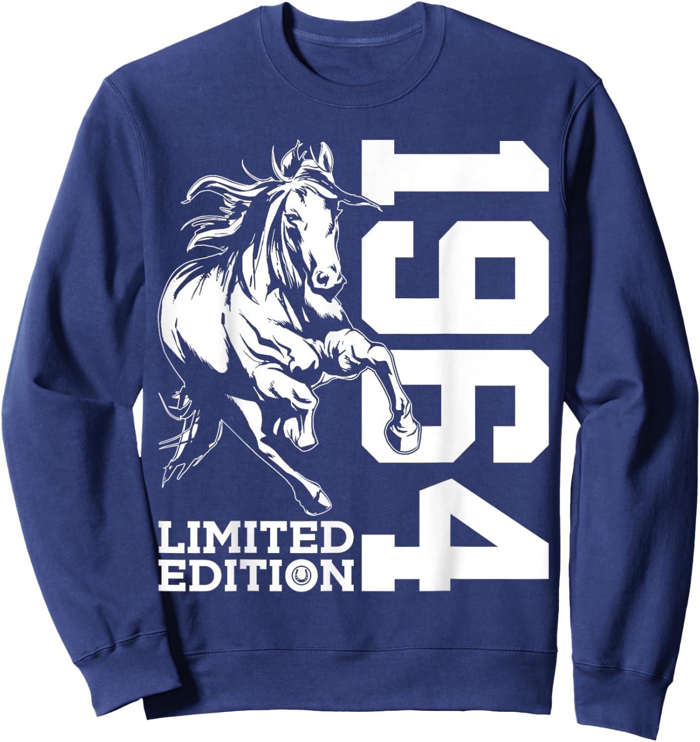 Riding 61st Birthday Horse Limited Edition 1964 Rider Sweatshirt - Sweatshirt | Navy