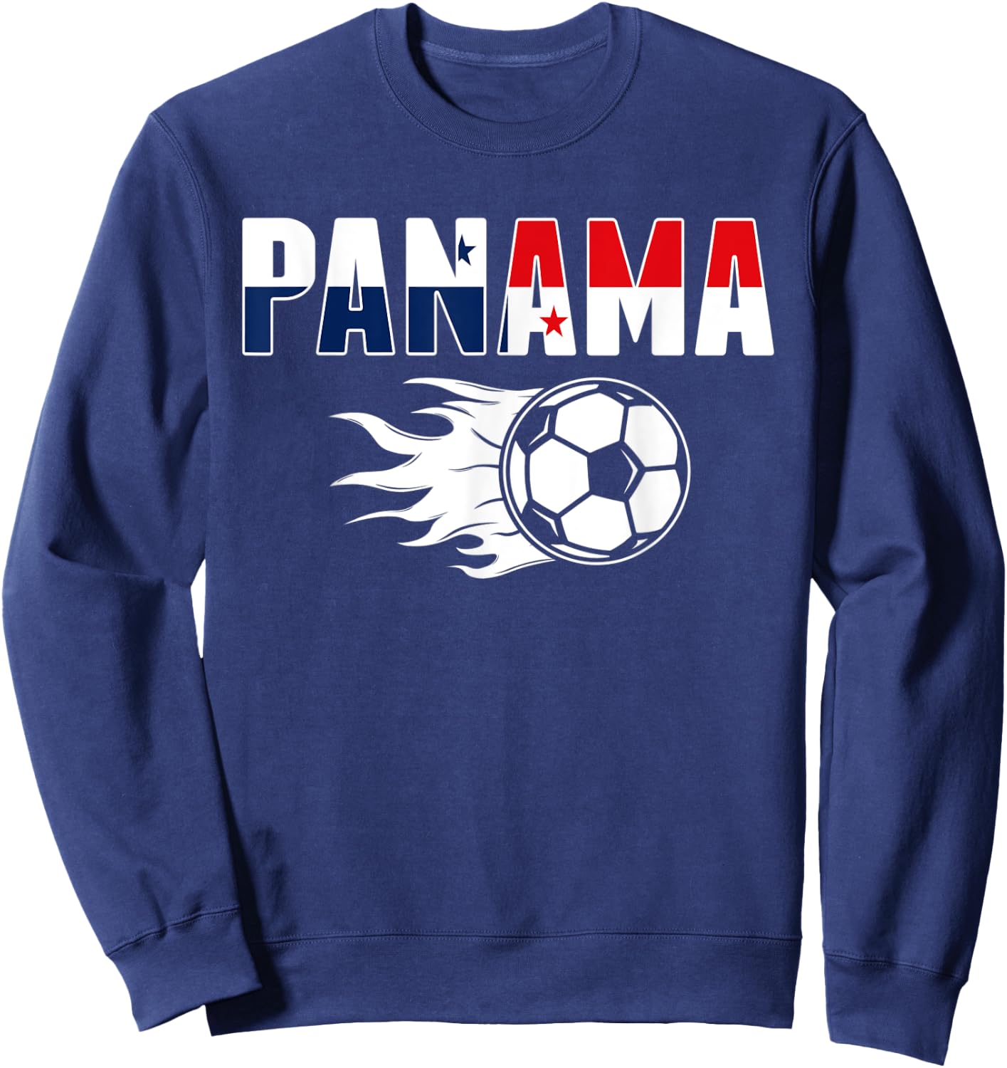 Proud Panama Soccer Fans Jersey - Panamanian Football Lovers Sweatshirt - Sweatshirt | Navy