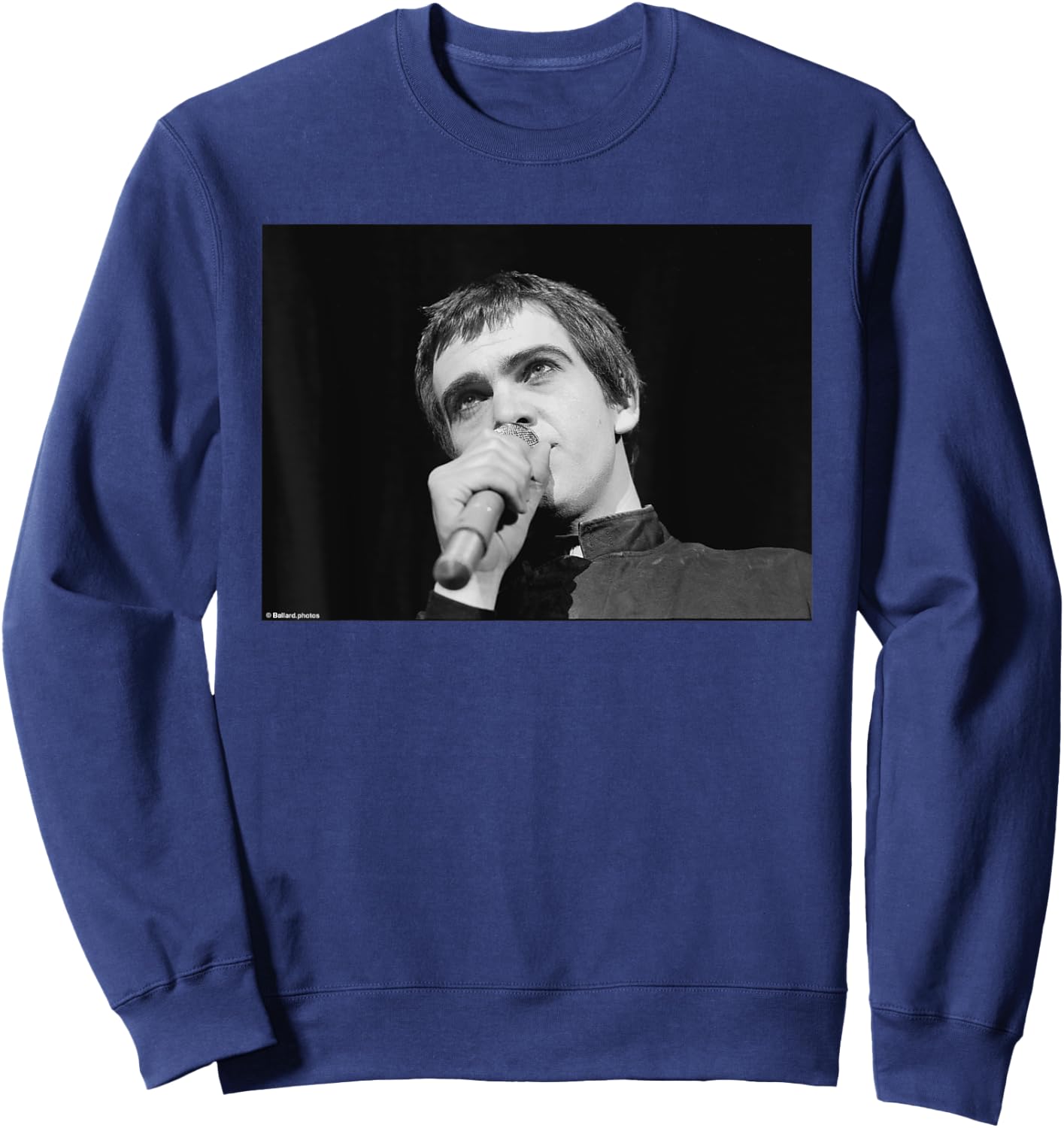 Peter Gabriel Live Genesis Frontman by Allan Ballard Sweatshirt - Sweatshirt | Navy