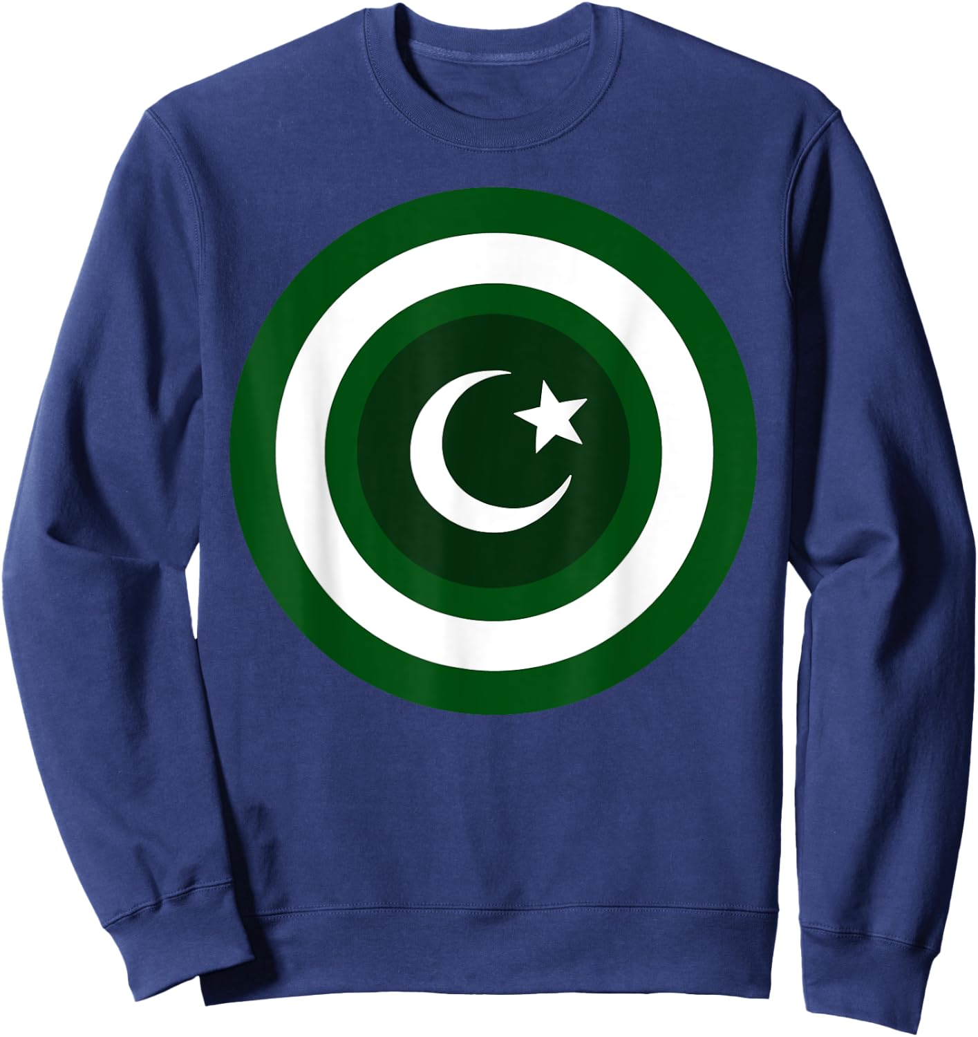 Pakistani Flag- Captain Pakistan Sweatshirt - Sweatshirt | Navy