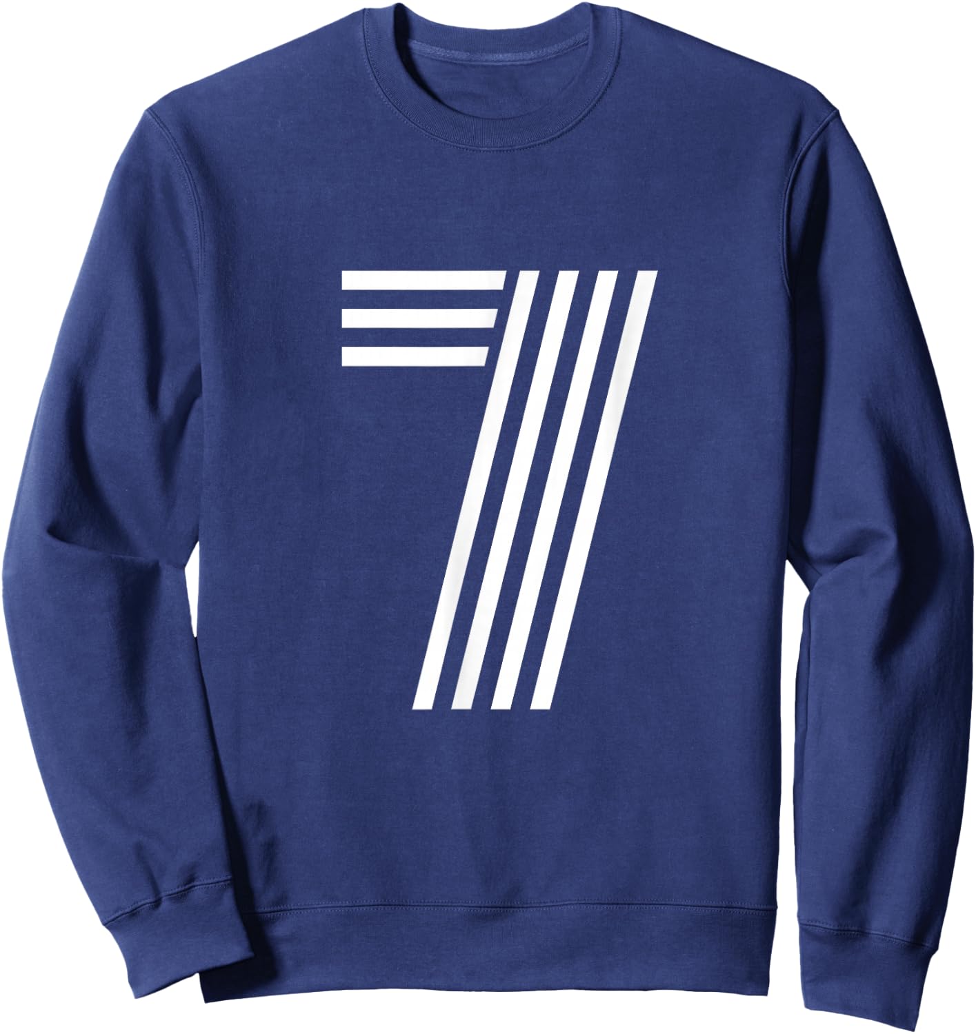 Number 7 - Lucky Number Seven Sweatshirt - Sweatshirt | Navy