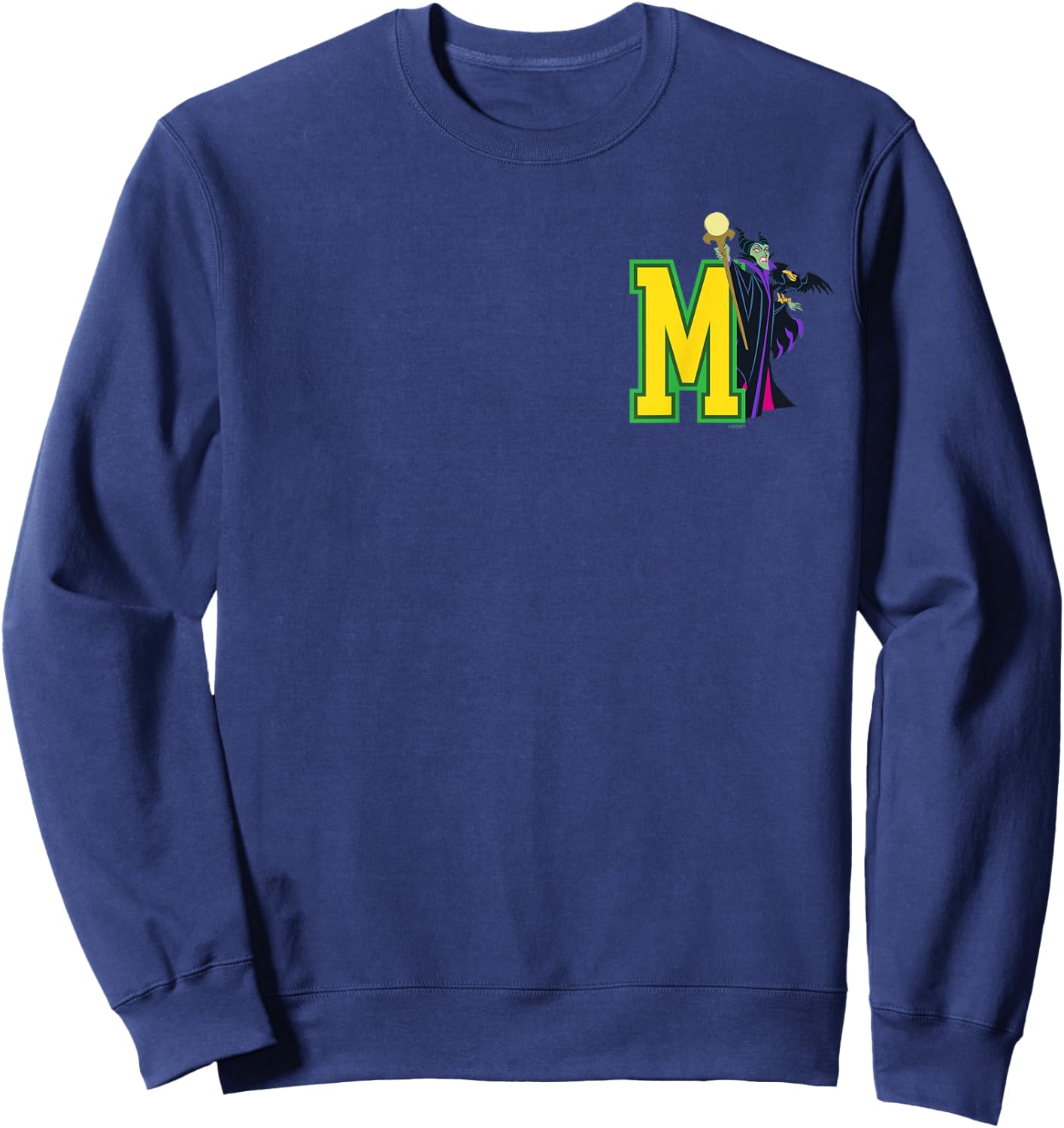 Disney Maleficent Dragons 00 Collegiate Sports Team 2-Sided Sweatshirt - Sweatshirt | Navy