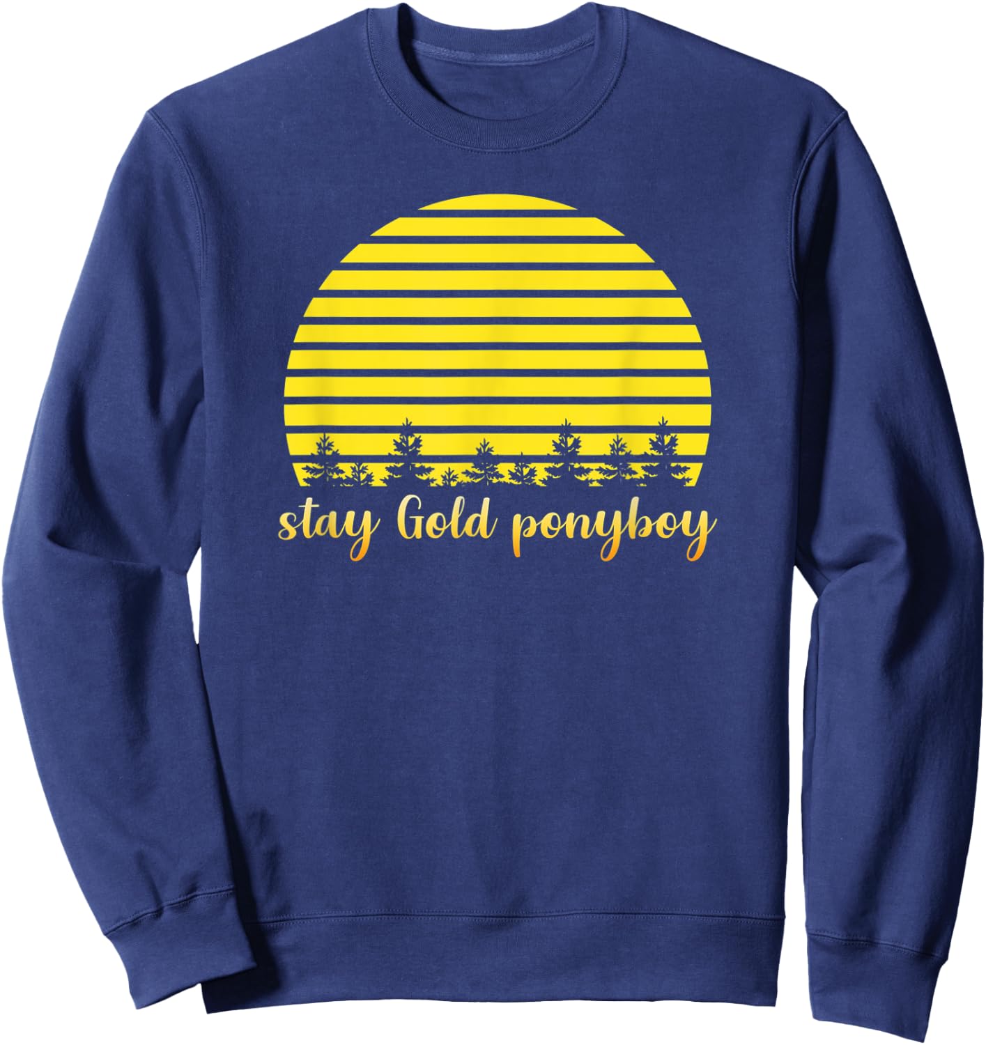 Stay Gold Ponyboy Sweatshirt - Sweatshirt | Navy