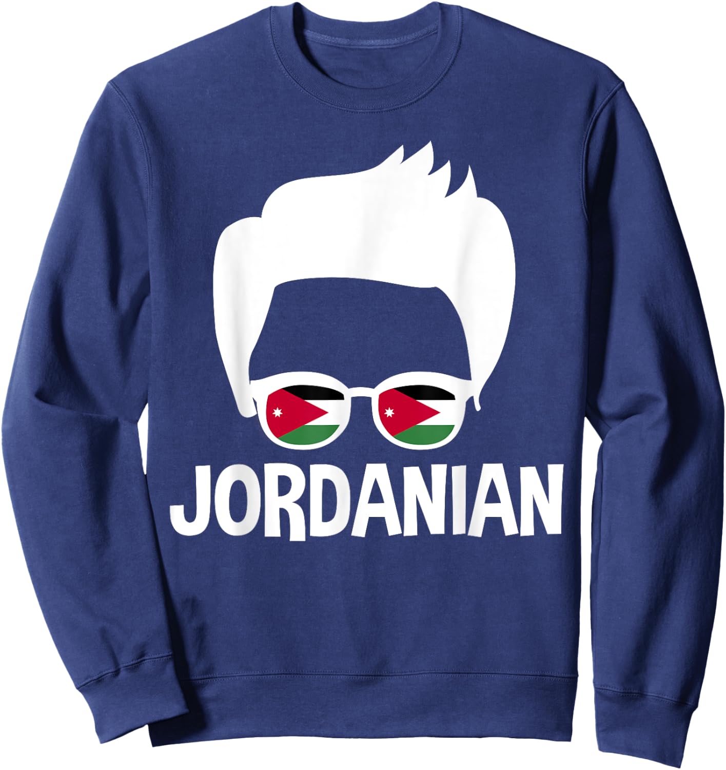 Jordanian Boy Silhouette Jordan Man Pride Sweatshirt - Sweatshirt | Navy