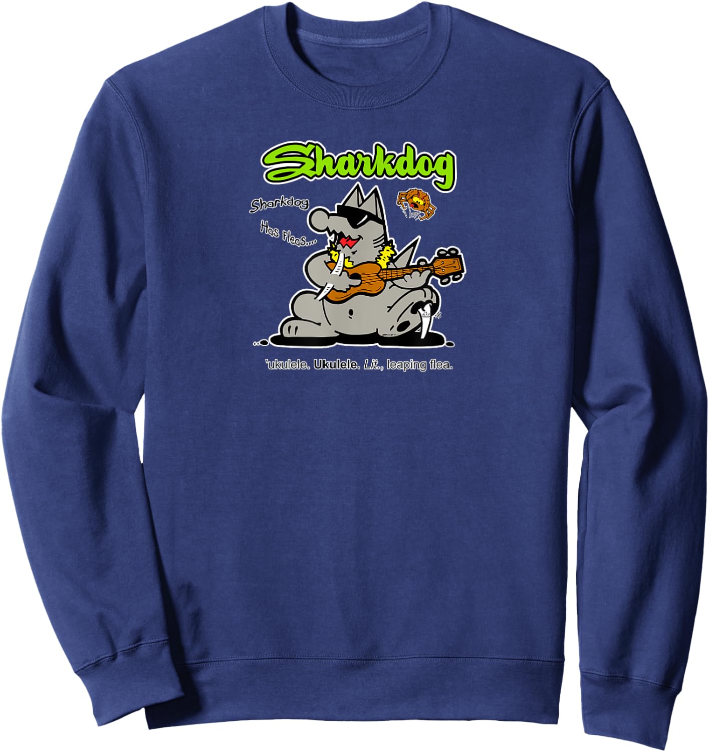 Sharkdog Hawaii - Ukulele Women Girls Kids Sweatshirt - Sweatshirt | Navy
