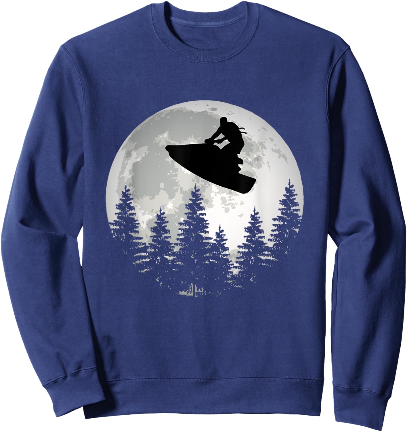 Great jet ski moon jet ski driver PWC motorsport Sweatshirt - Sweatshirt | Navy
