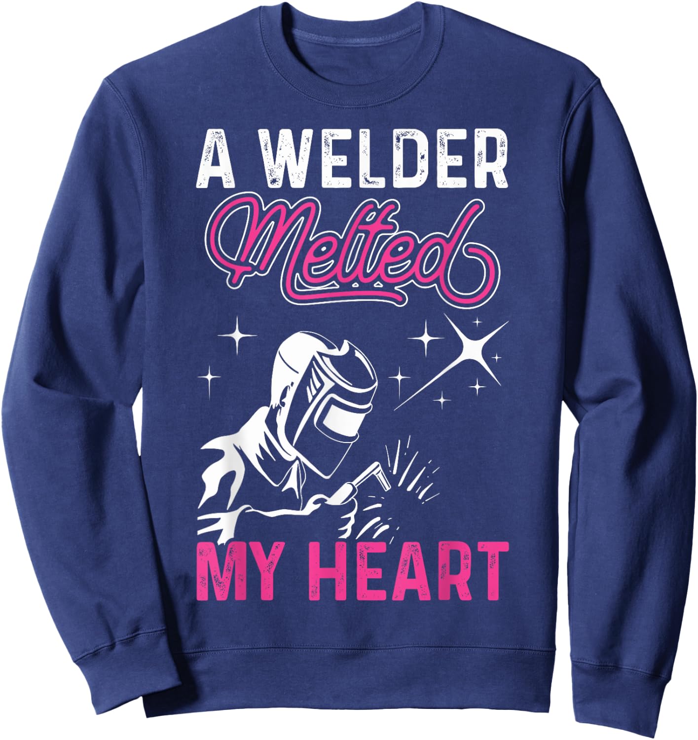 Funny Welding Design Women Weld Tool Welder Welding Sweatshirt - Sweatshirt | Navy