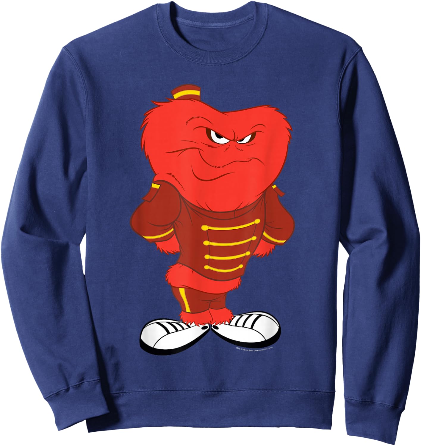 Popfunk Kids Blue Cotton/Polyester Classic Fit Looney Tunes Gossamer Pose Sweatshirt - Sweatshirt | Navy