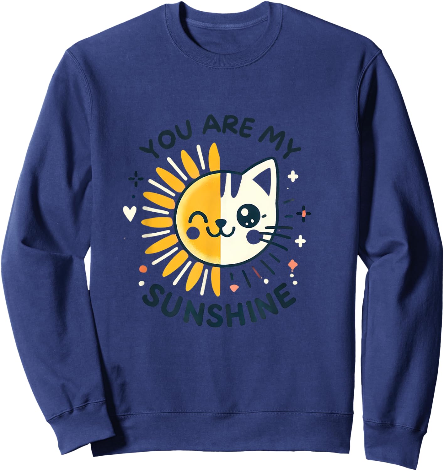 Cat, you're my sunshine Sweatshirt - Sweatshirt | Navy