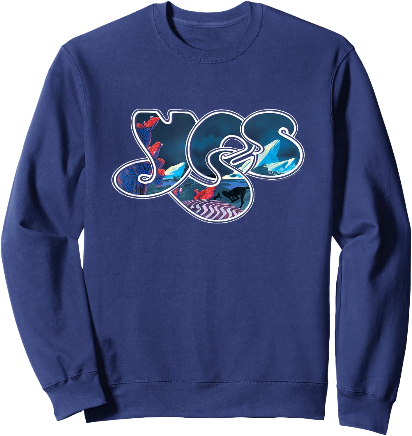 Ja - Drama Logo Sweatshirt - Sweatshirt | Navy
