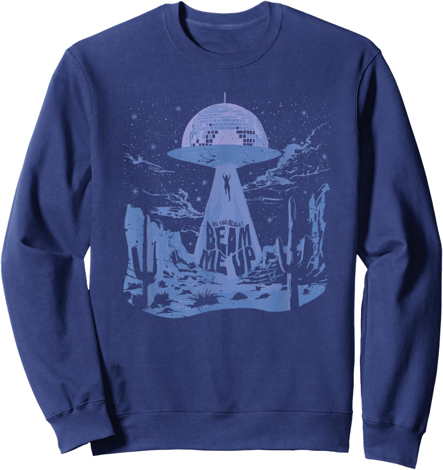 Did you really beam me up down bad Sweatshirt - Sweatshirt | Navy