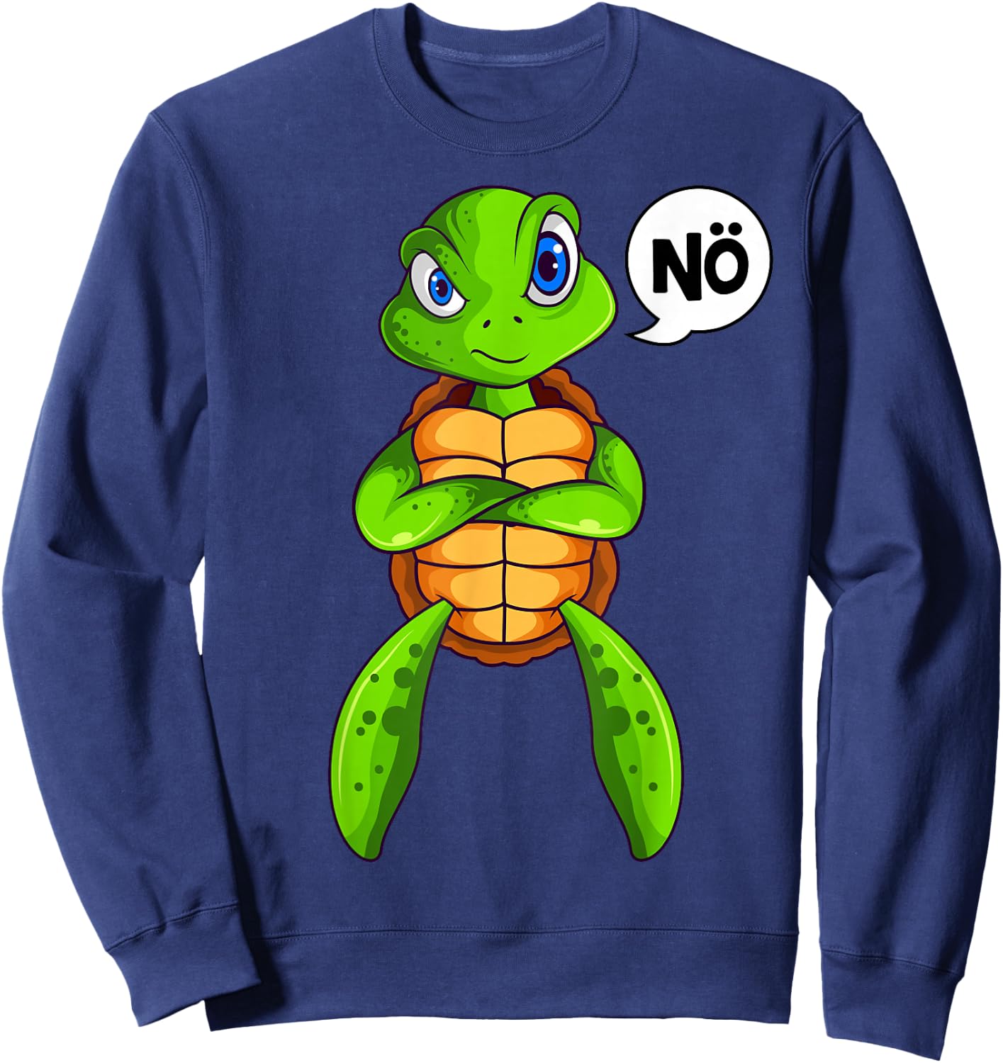 Schildkröten Nö Kinder Mädchen Jungen Schildkröte Sweatshirt - Sweatshirt | Navy