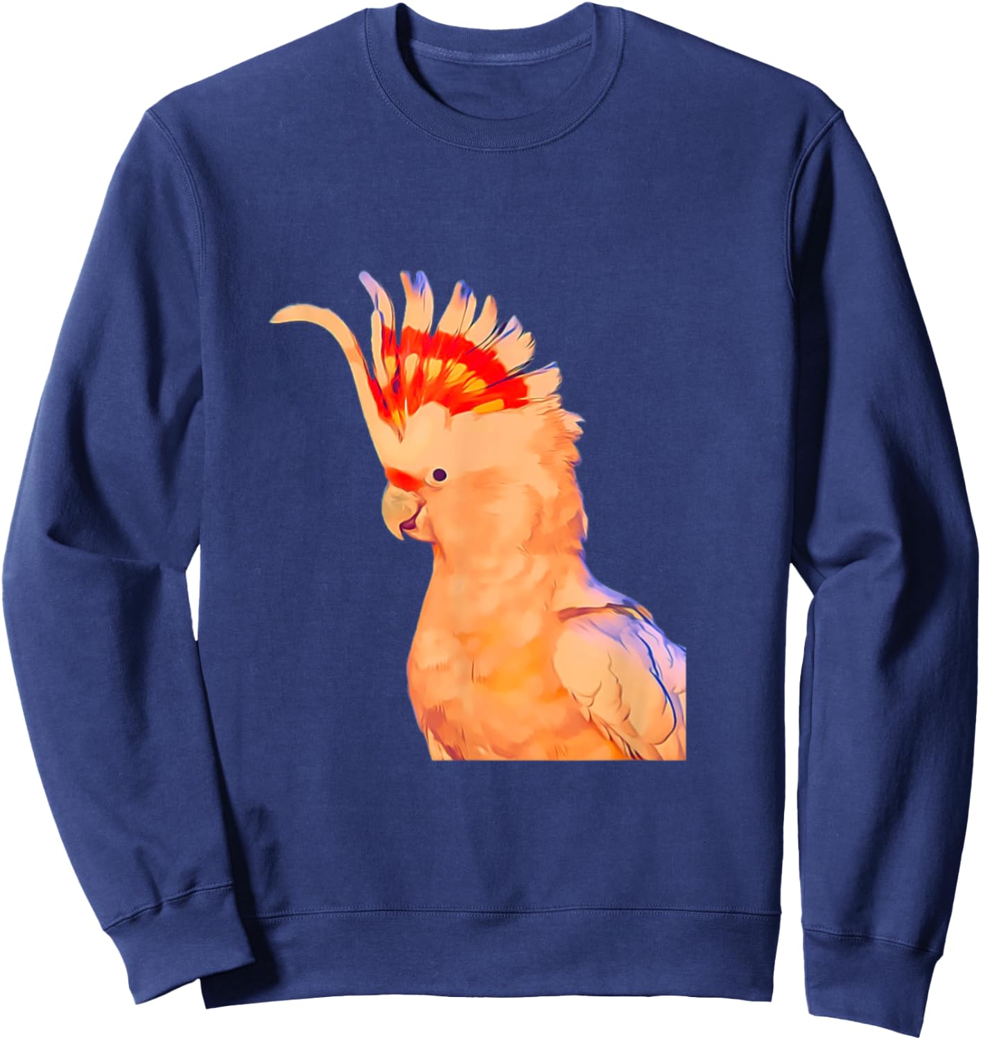 Major Mitchell's Cockatoo Birds parrot Sweatshirt - Sweatshirt | Navy