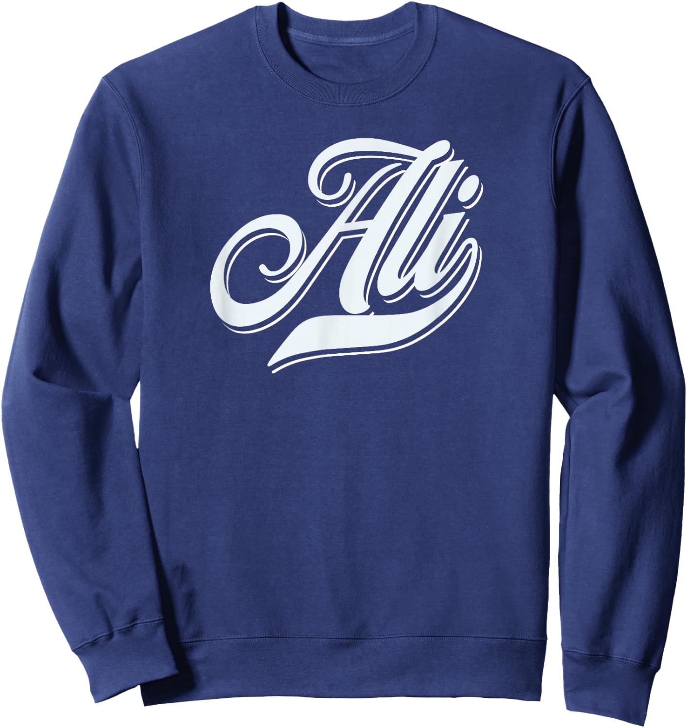 Man Boys Funny Gift Humor Name For Ali , Black, S Sweatshirt - Sweatshirt | Navy