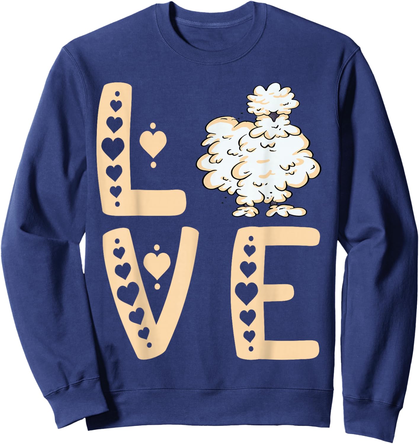 Love Silkie Chicken Lover Silky Chicken Silkie Chicken Sweatshirt - Sweatshirt | Navy