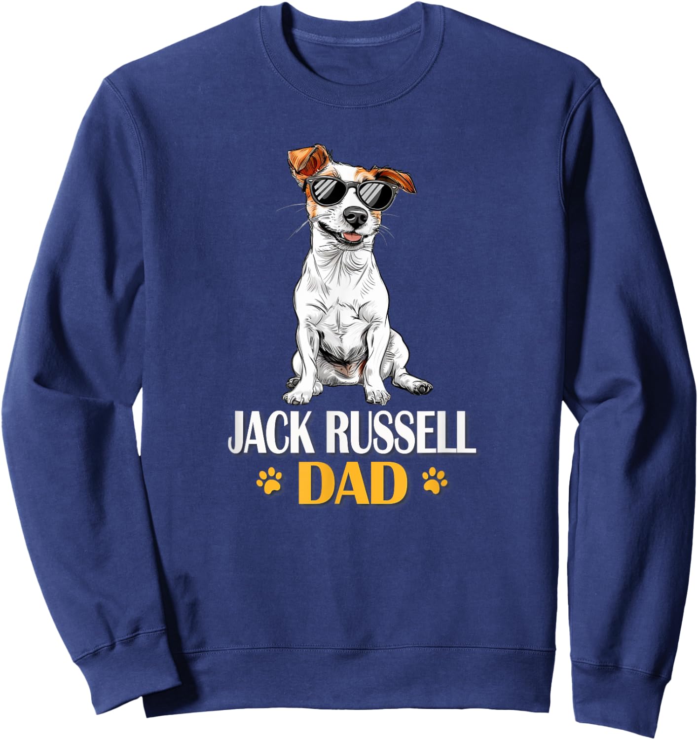 JRT Dog Lover Jack Russell Dad Sweatshirt - Sweatshirt | Navy
