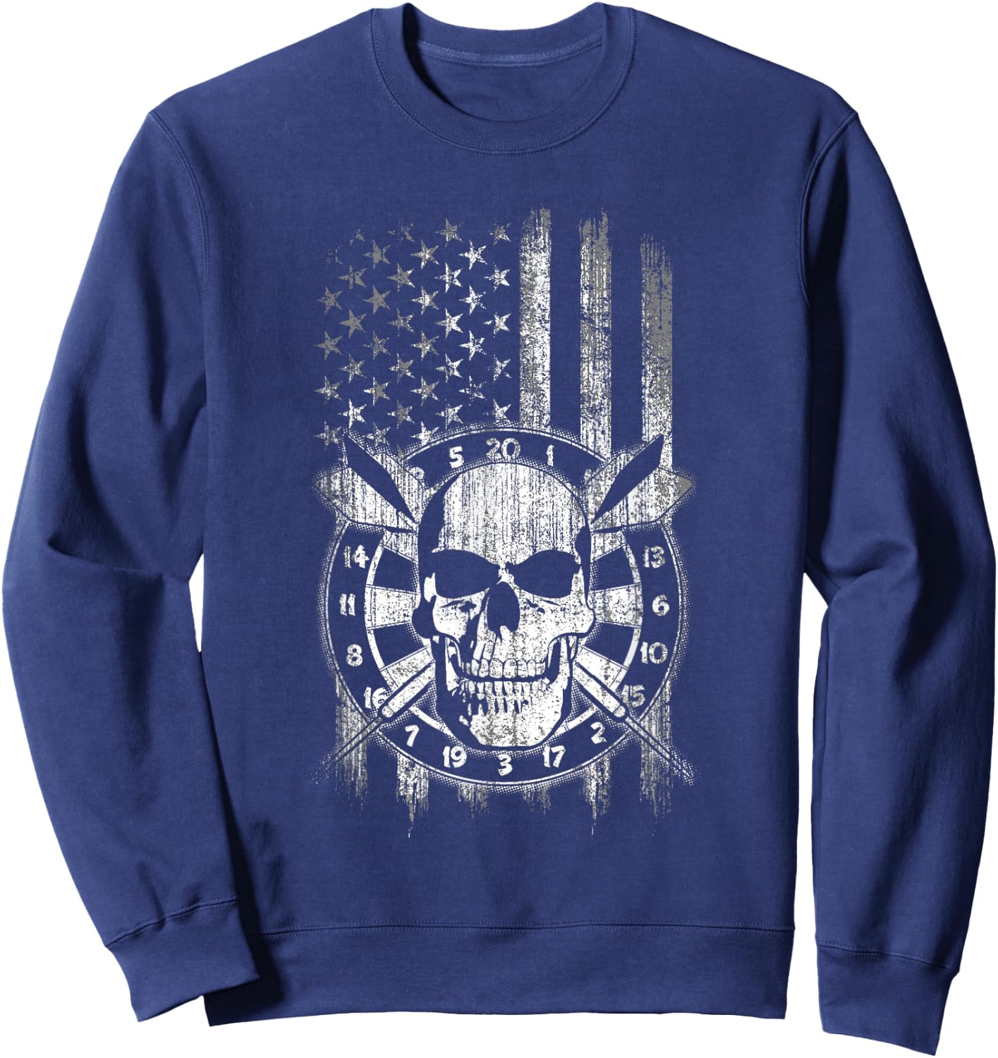Darts USA American Flag Kids Men Sweatshirt - Sweatshirt | Navy