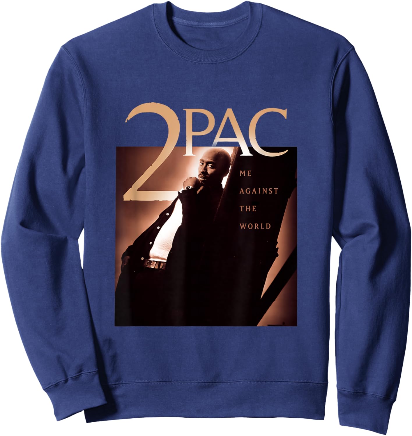 Tupac I Against The Rest of the World , black Sweatshirt - Sweatshirt | Navy