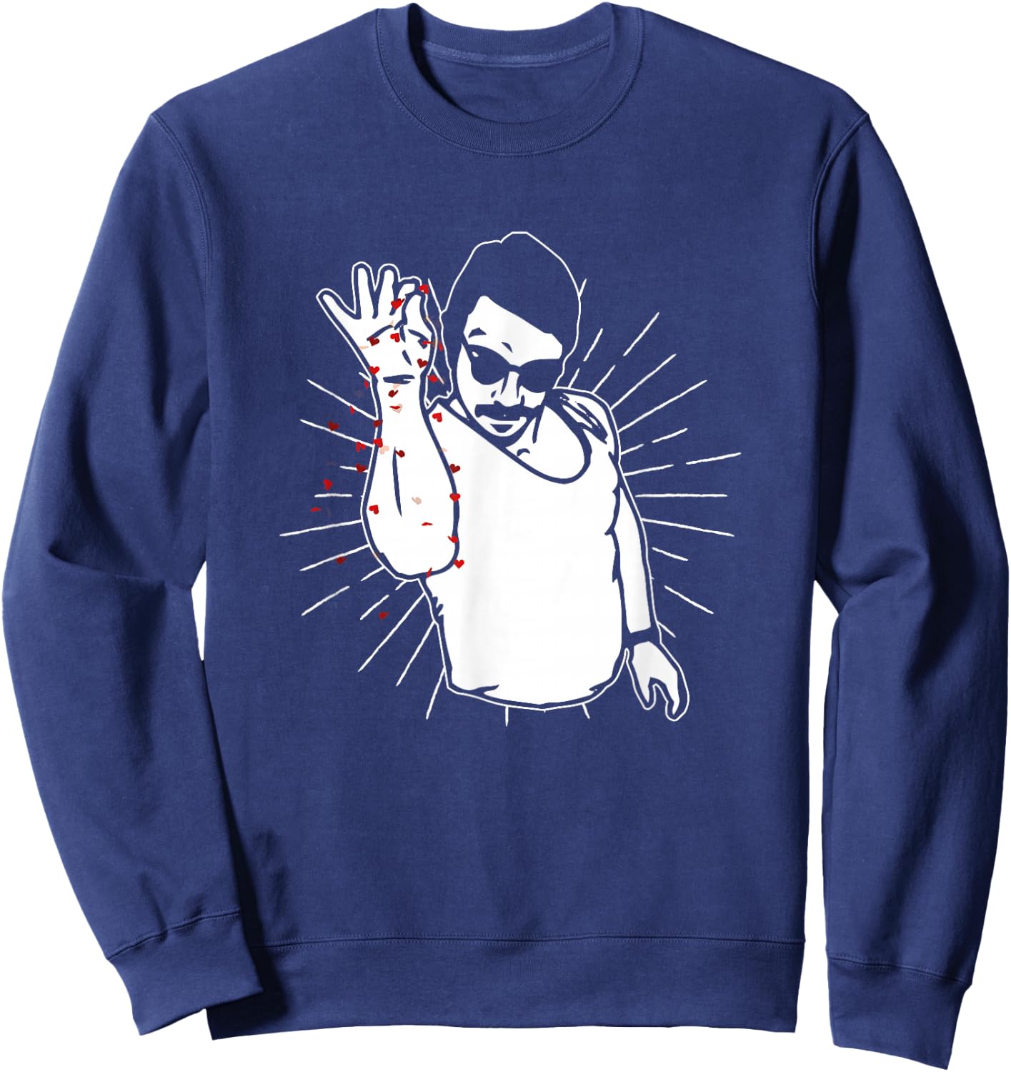 Salt Bae Fan Chef Steak Lover Valentine's Day 14 February Sweatshirt - Sweatshirt | Navy