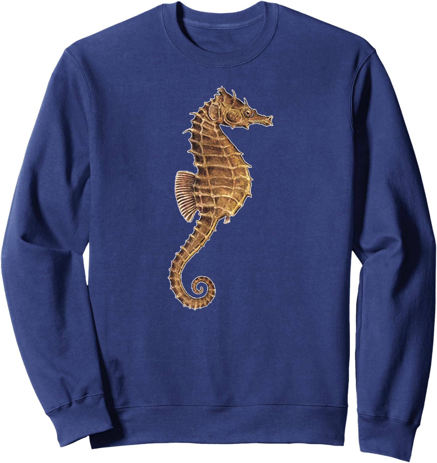 Seahorse T Shirt women boys girls kids Sweatshirt - Sweatshirt | Navy