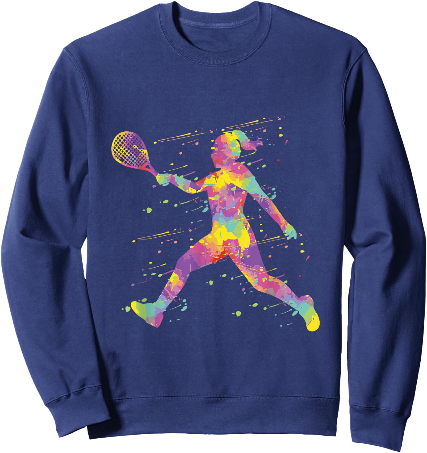 Tennis Mädchen Tennisspielerin Sweatshirt - Sweatshirt | Navy