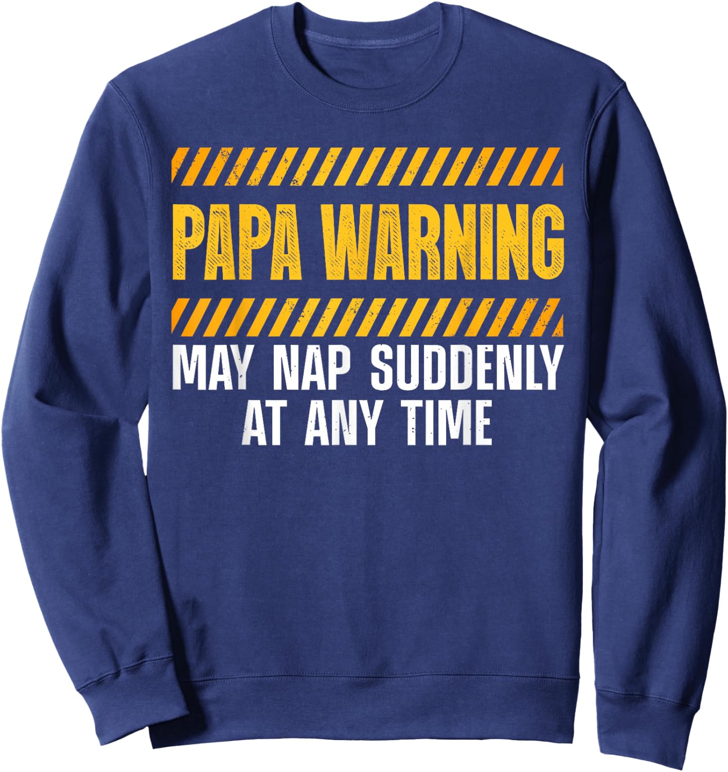 Funny Papa Art For Grandpa From Grandkids Father's Day Papa Sweatshirt - Sweatshirt | Navy