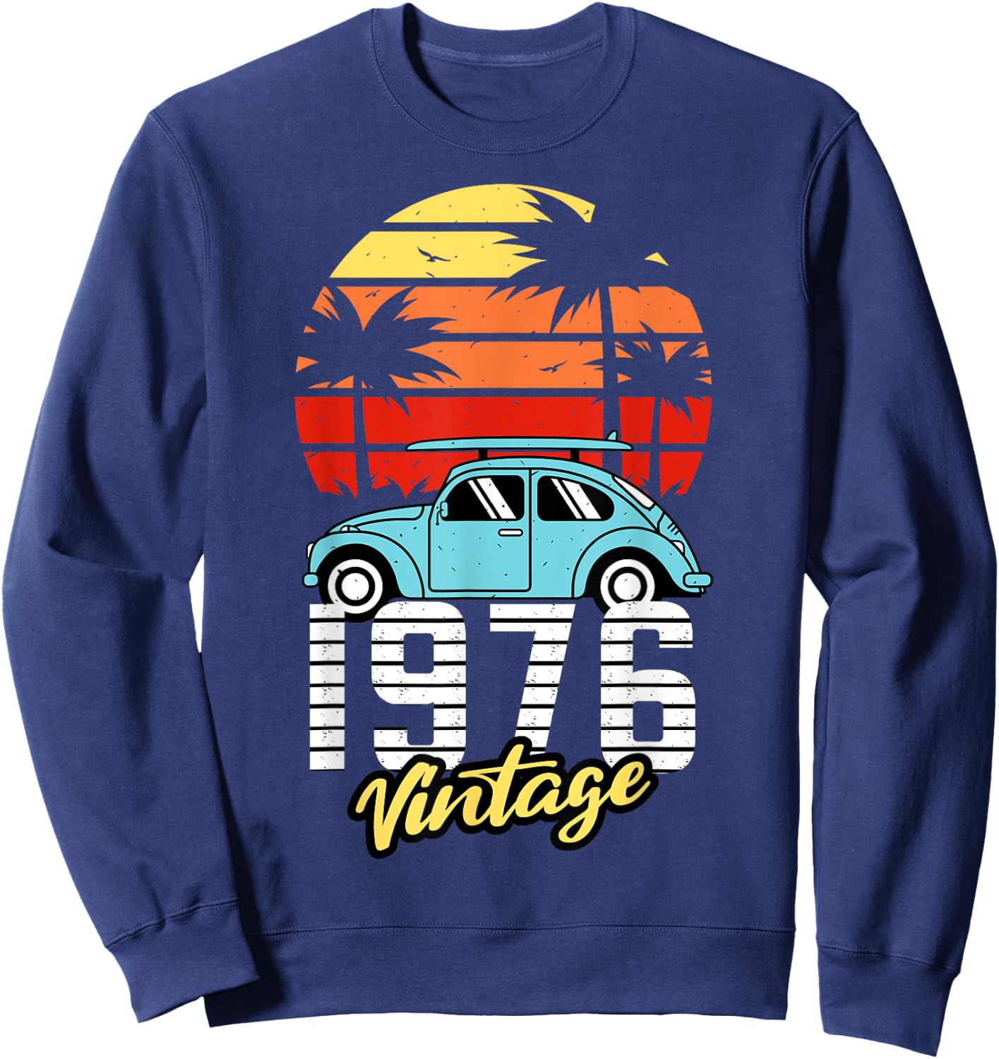 Jahrgang 1976, Vintage-Klassiker, Retro-Geschenke zum Geburtstag Sweatshirt - Sweatshirt | Navy