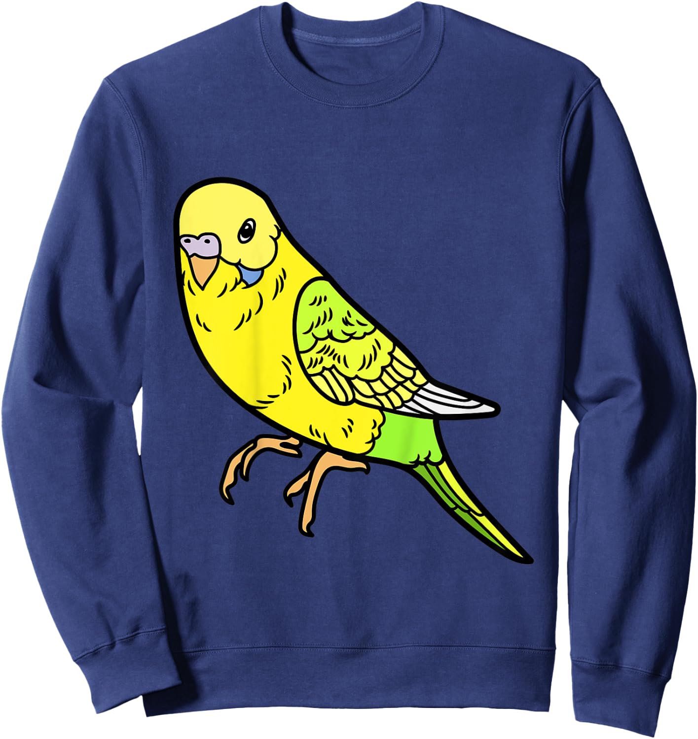 Kids cute Parakeet Lazy Halloween Costume For Kids Sweatshirt - Sweatshirt | Navy