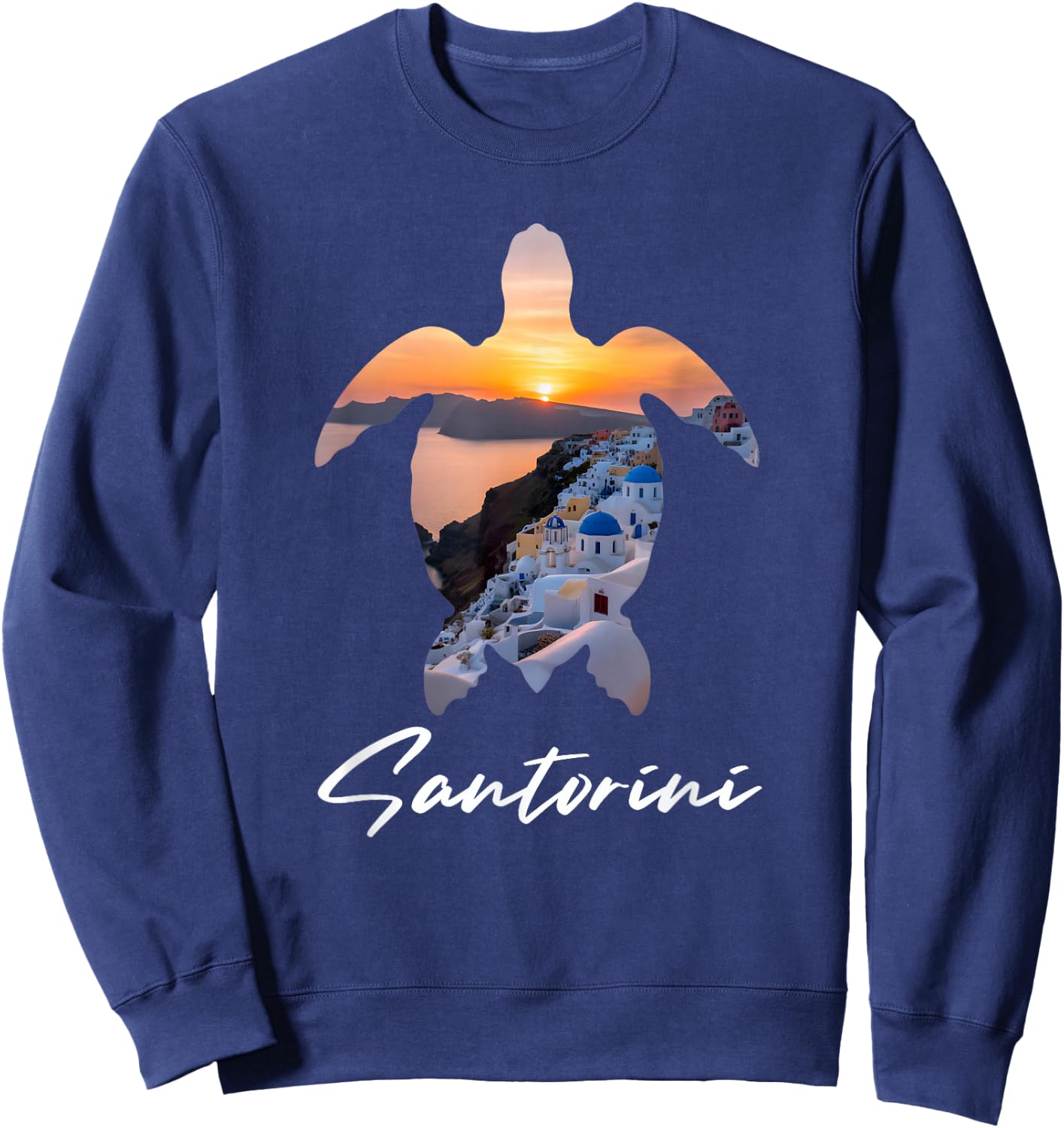Santorin Grèce - Santorin Sweatshirt - Sweatshirt | Navy