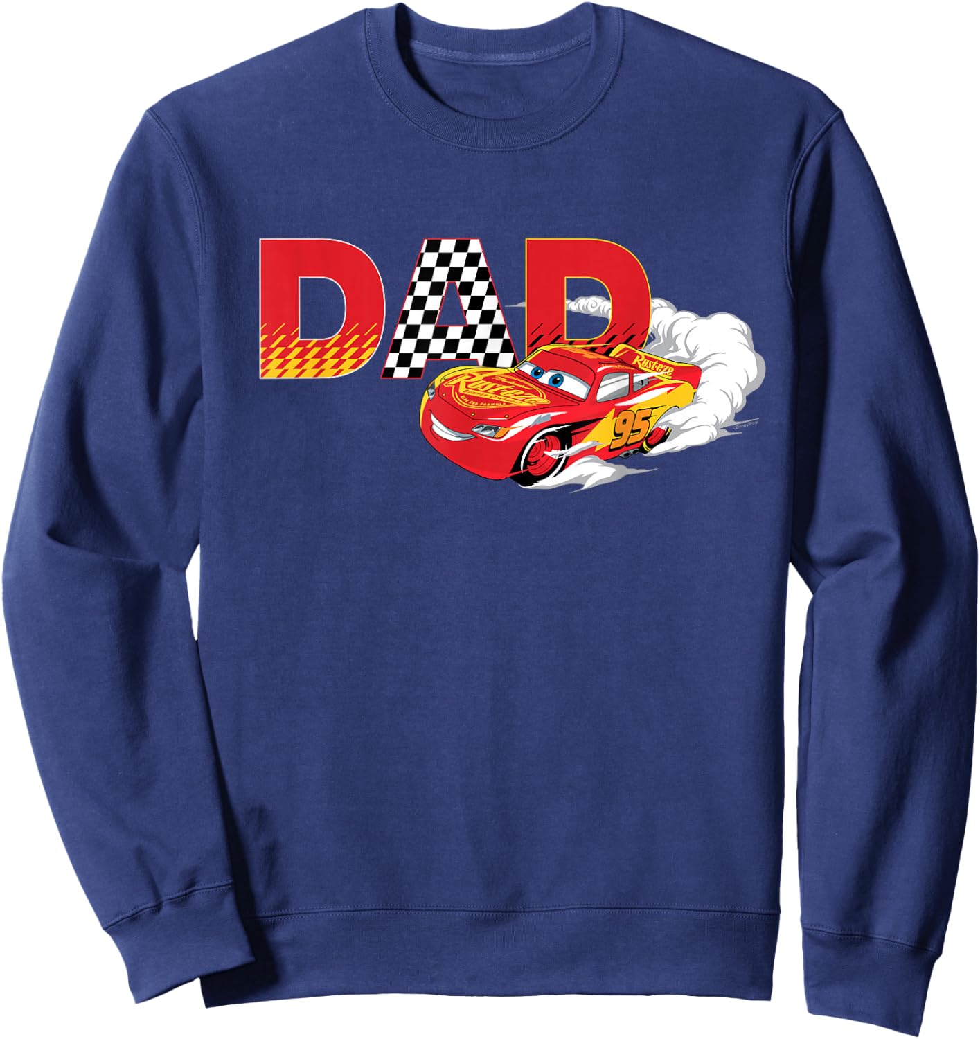Disney & Pixar's Cars Dad Birthday Gift Father's Day Sweatshirt - Sweatshirt | Navy