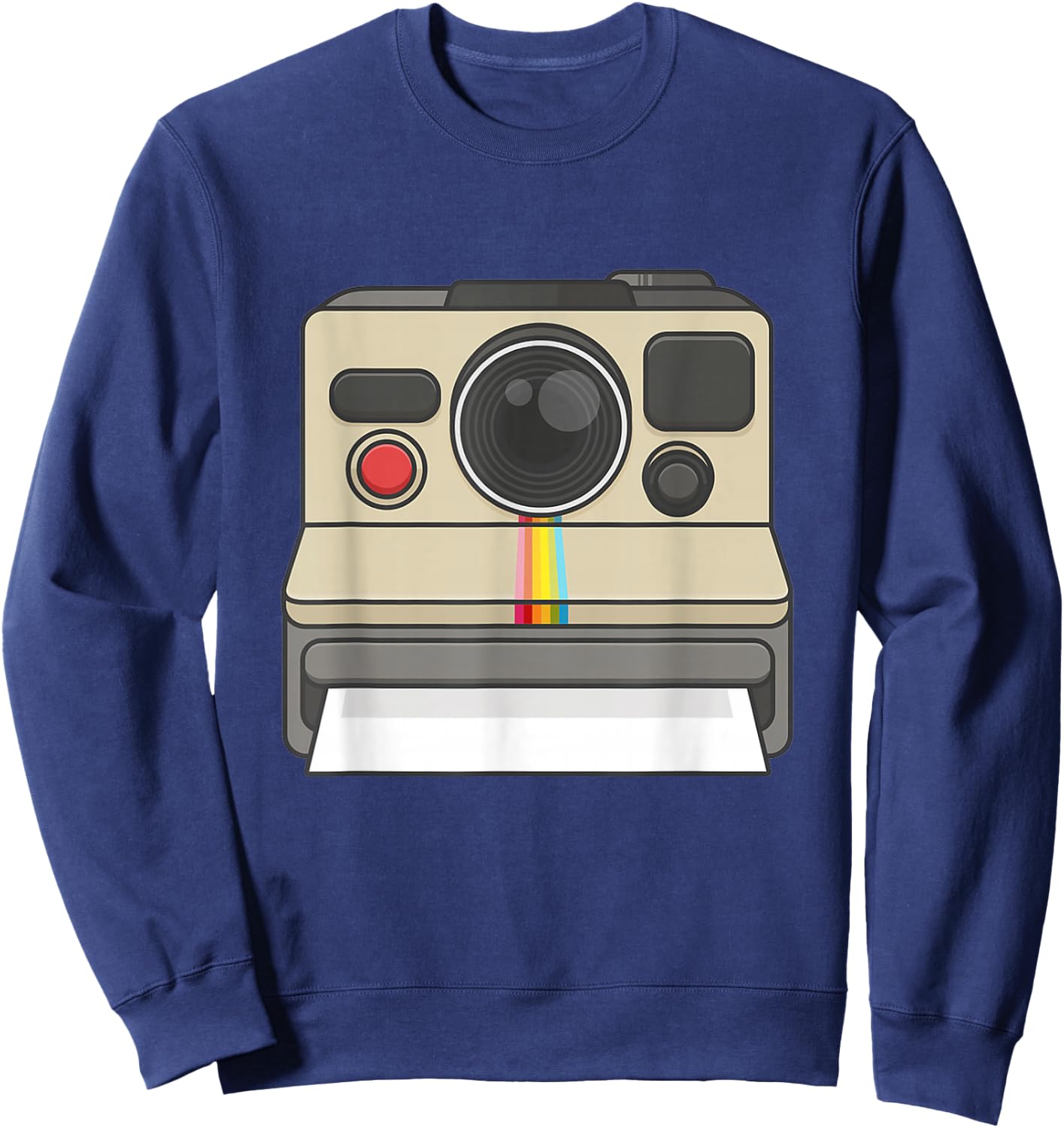 Vintage Instant Camera 80s Style T Shirt Sweatshirt - Sweatshirt | Navy