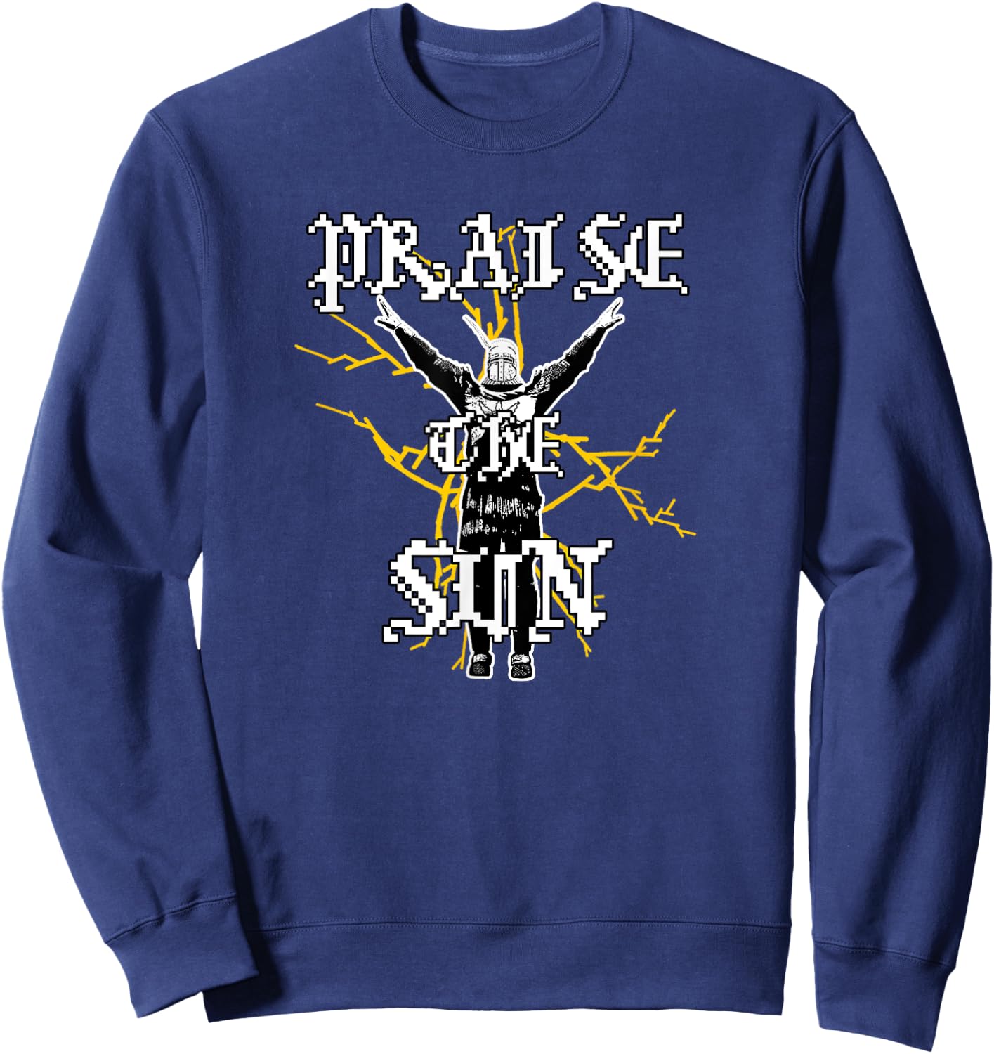 Praise The Sun Sunbro Gaming Sweatshirt - Sweatshirt | Navy