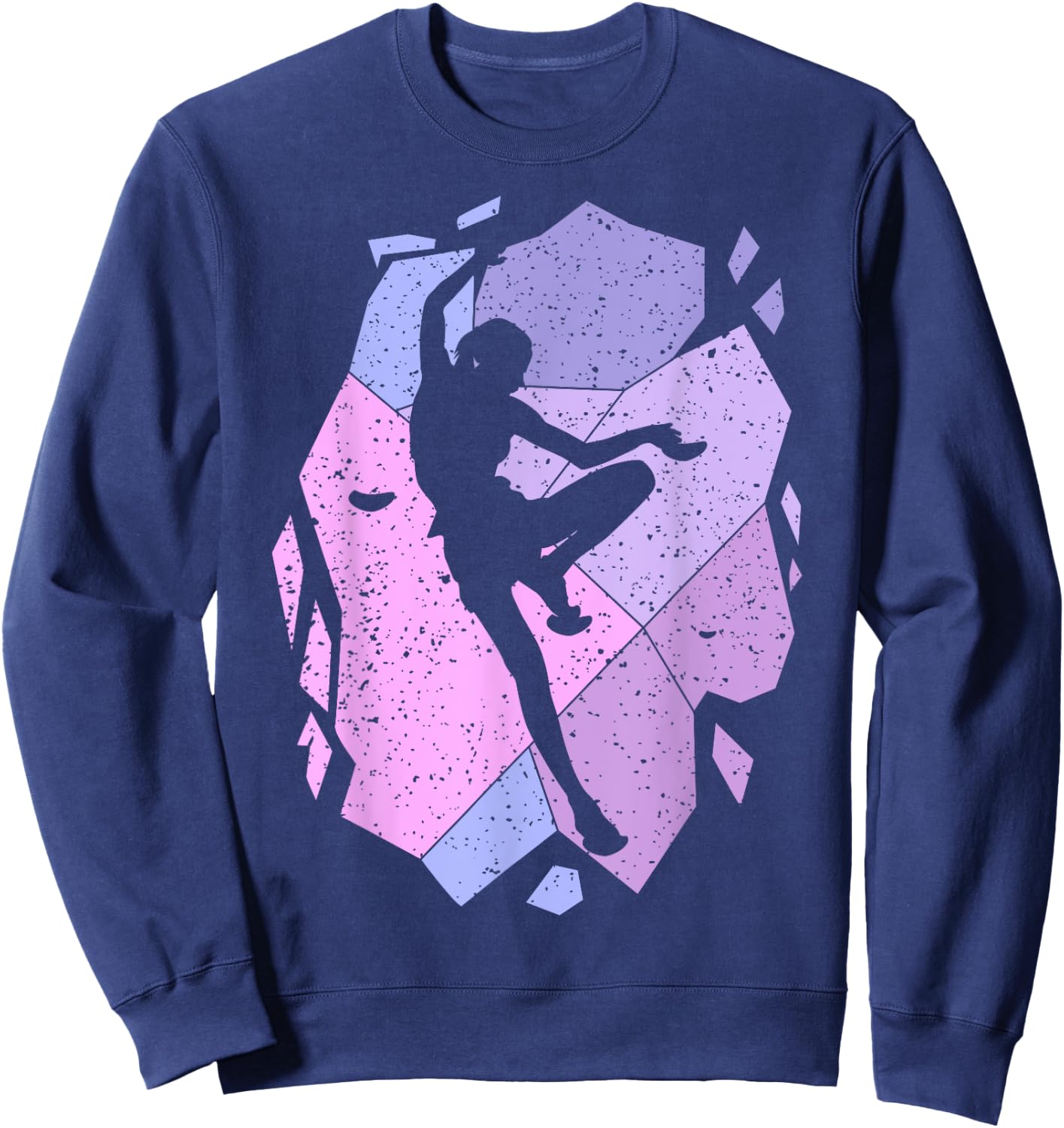 Climbing Climber Female Girl , Black, S Sweatshirt - Sweatshirt | Navy