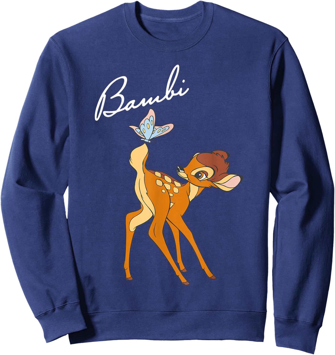 Bambi Butterfly Tail , black Sweatshirt - Sweatshirt | Navy