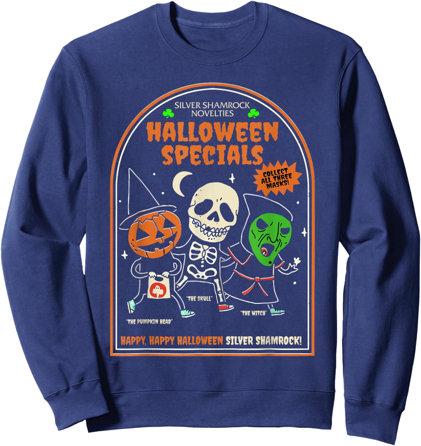 Silver Shamrock Novelties Halloween Specials Matching Family Sweatshirt - Sweatshirt | Navy