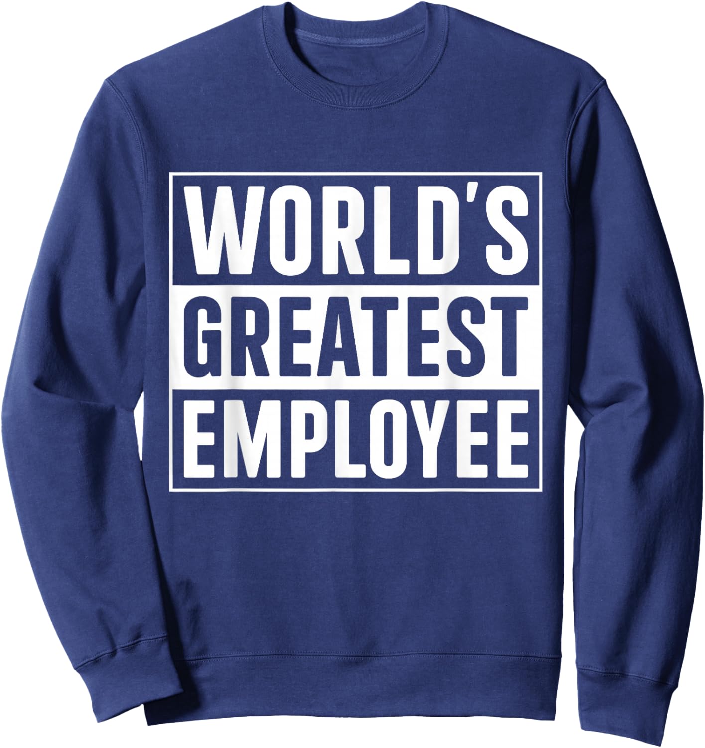 World's Best Employee Sweatshirt - Sweatshirt | Navy