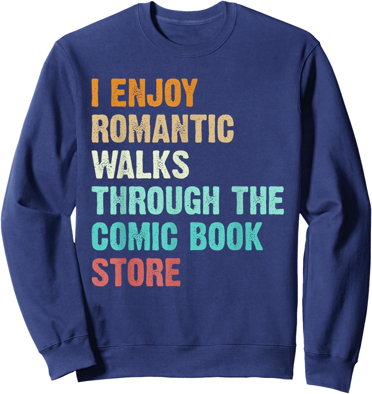 Best Comic Book Design Women Kids Comic Book Lovers Sweatshirt - Sweatshirt | Navy