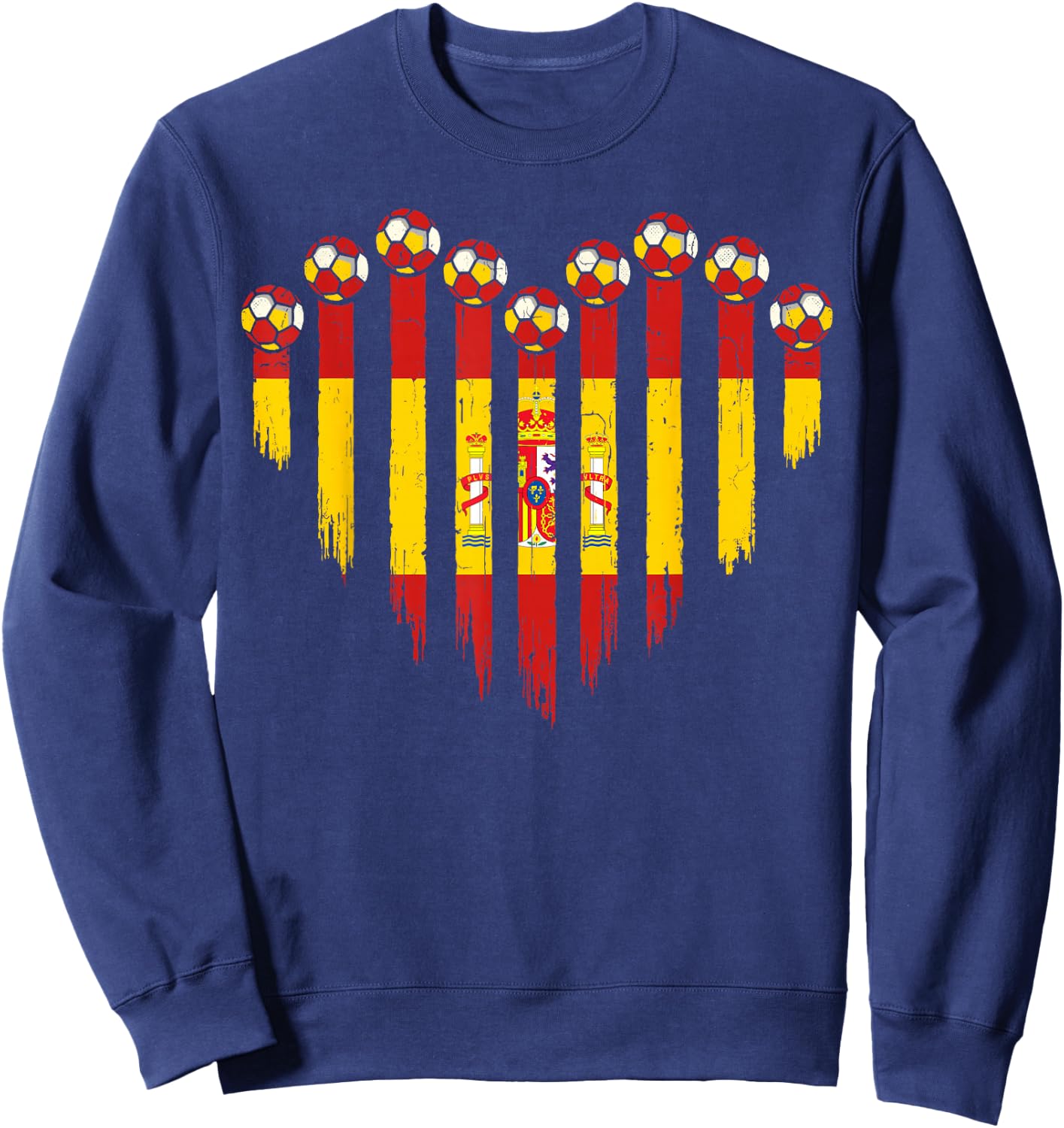 Spanische Flagge Neuheit Spanien Sweatshirt - Sweatshirt | Navy