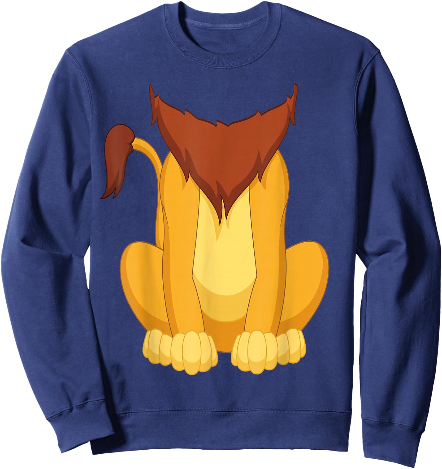 Lion Shirt Adult Men Women Children Lion Costume Sweatshirt - Sweatshirt | Navy