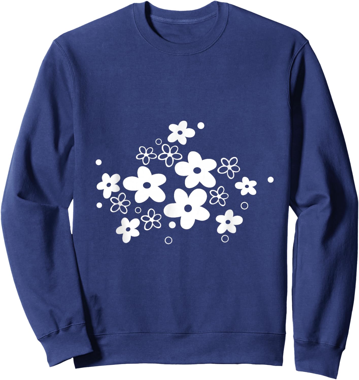 Vintage Pyrex Spring Blossom, Retro Kitchen Sweatshirt - Sweatshirt | Navy