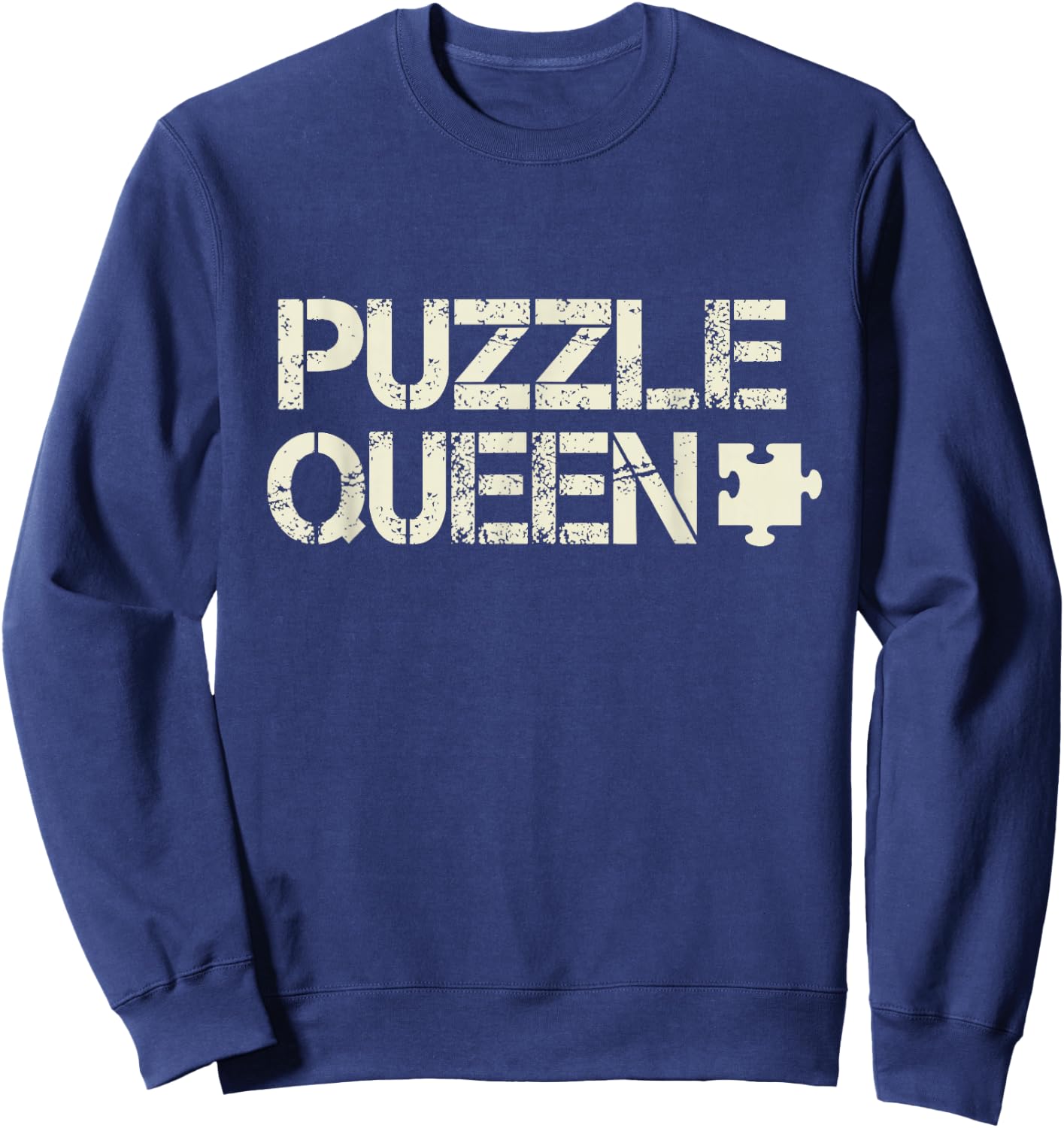 Proud Jigsaw Puzzle Queen Gifts Lover Puzzle Love Gift Sweatshirt - Sweatshirt | Navy